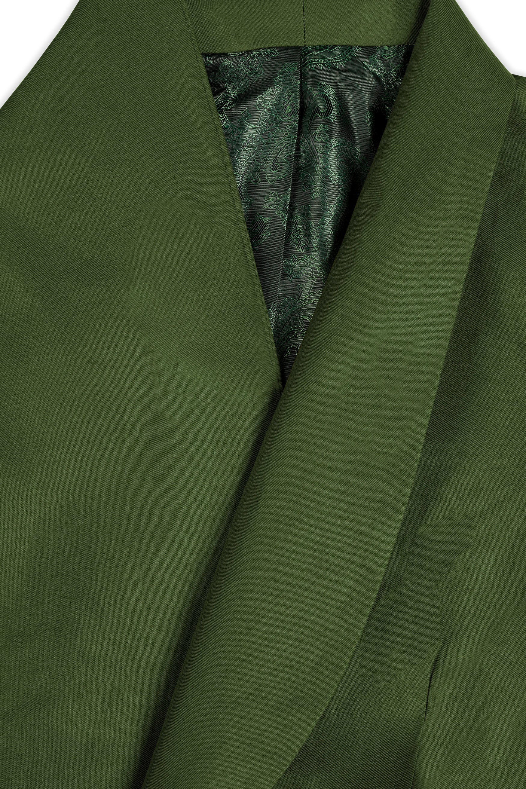 Juniper Green Wool Rich Women’s Designer Tuxedo Suit