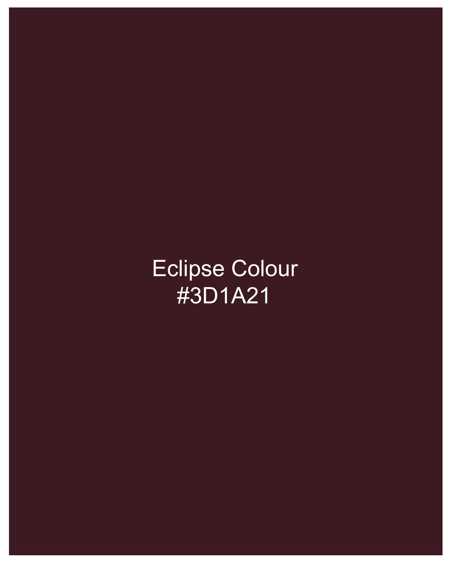 Eclipse Maroon Premium Cotton T-Shirt WTP041-32, WTP041-34, WTP041-36, WTP041-38, WTP041-40, WTP041-42