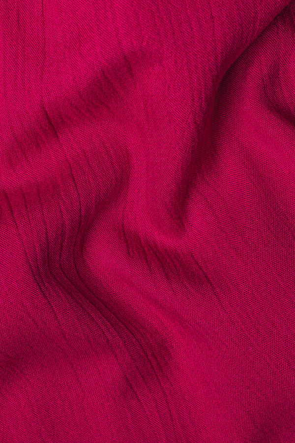 Mulberry Pink Viscose flared Top