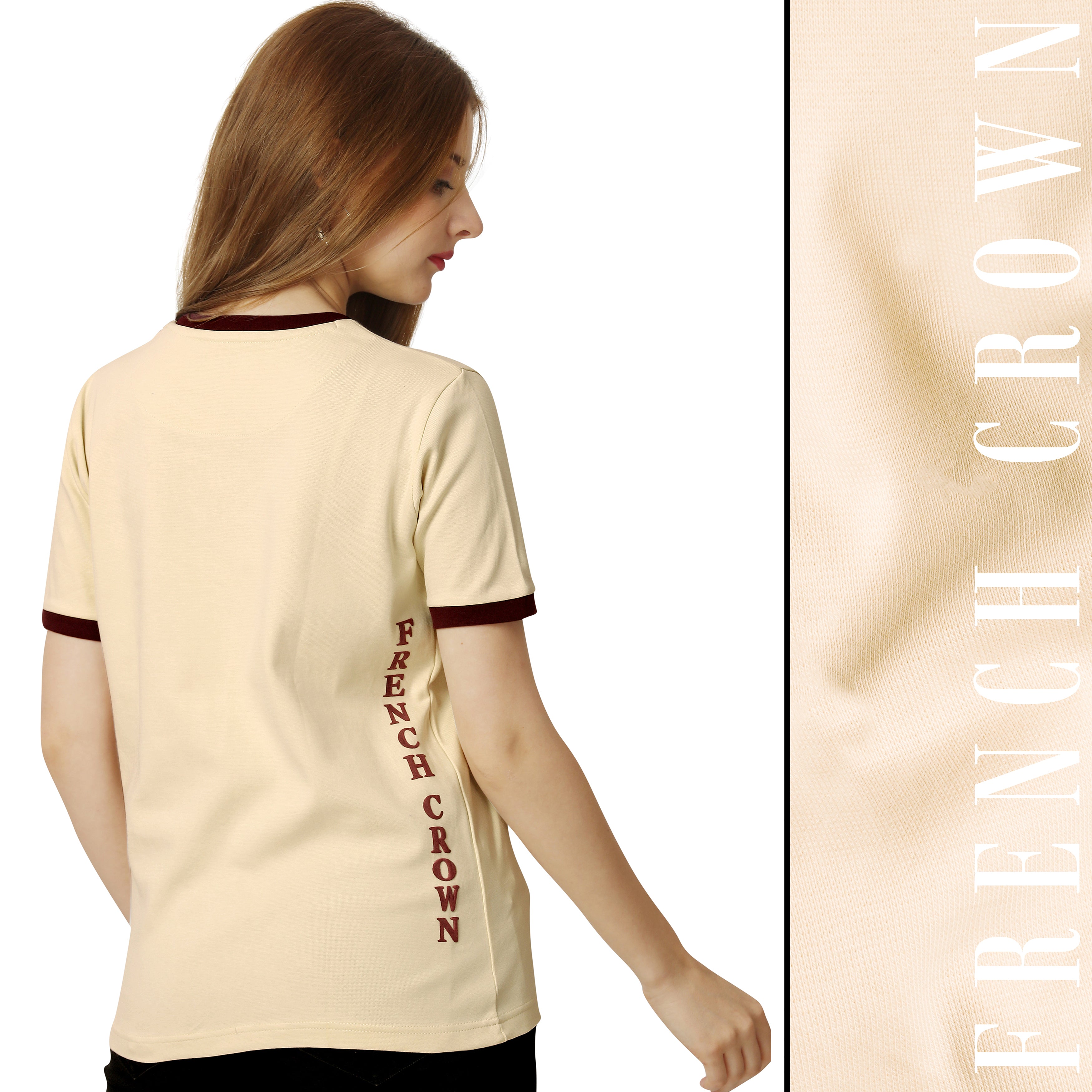 Oasis Beige Jersey Signature T-shirt