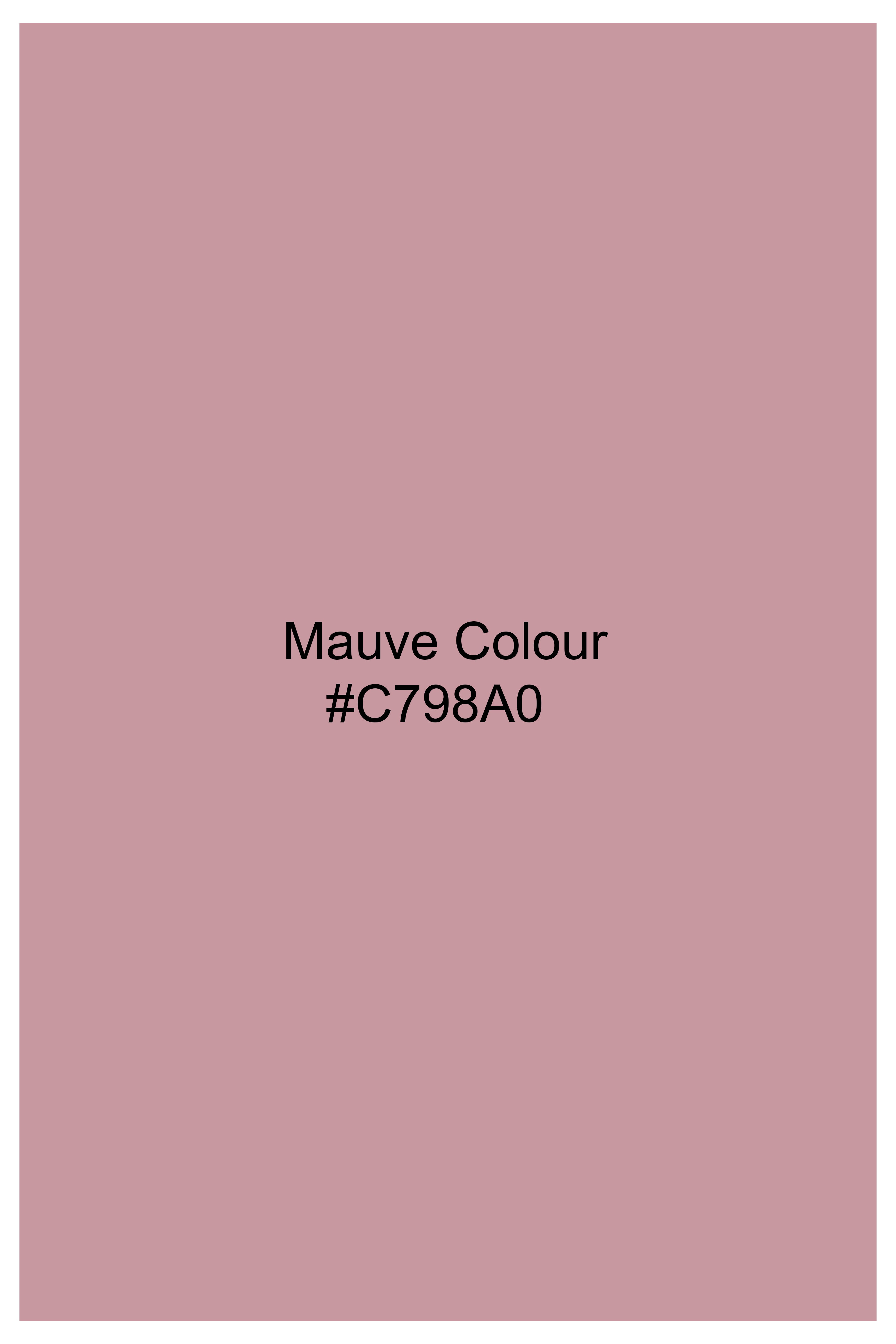 Mauve Pink Premium Cotton Knit Stretchable Crop Top