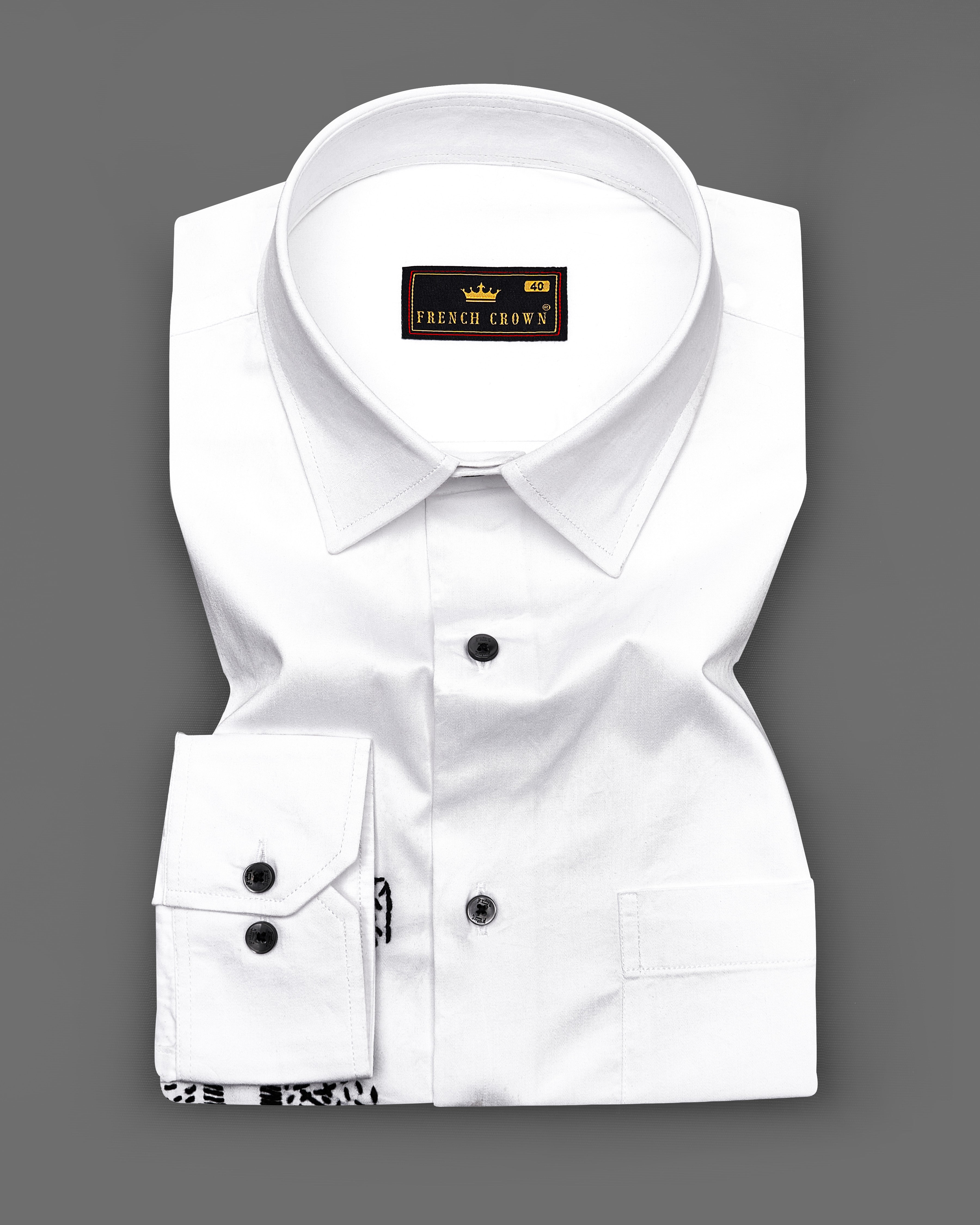 Must Haves Formal White Solid Shirt - Spectrum