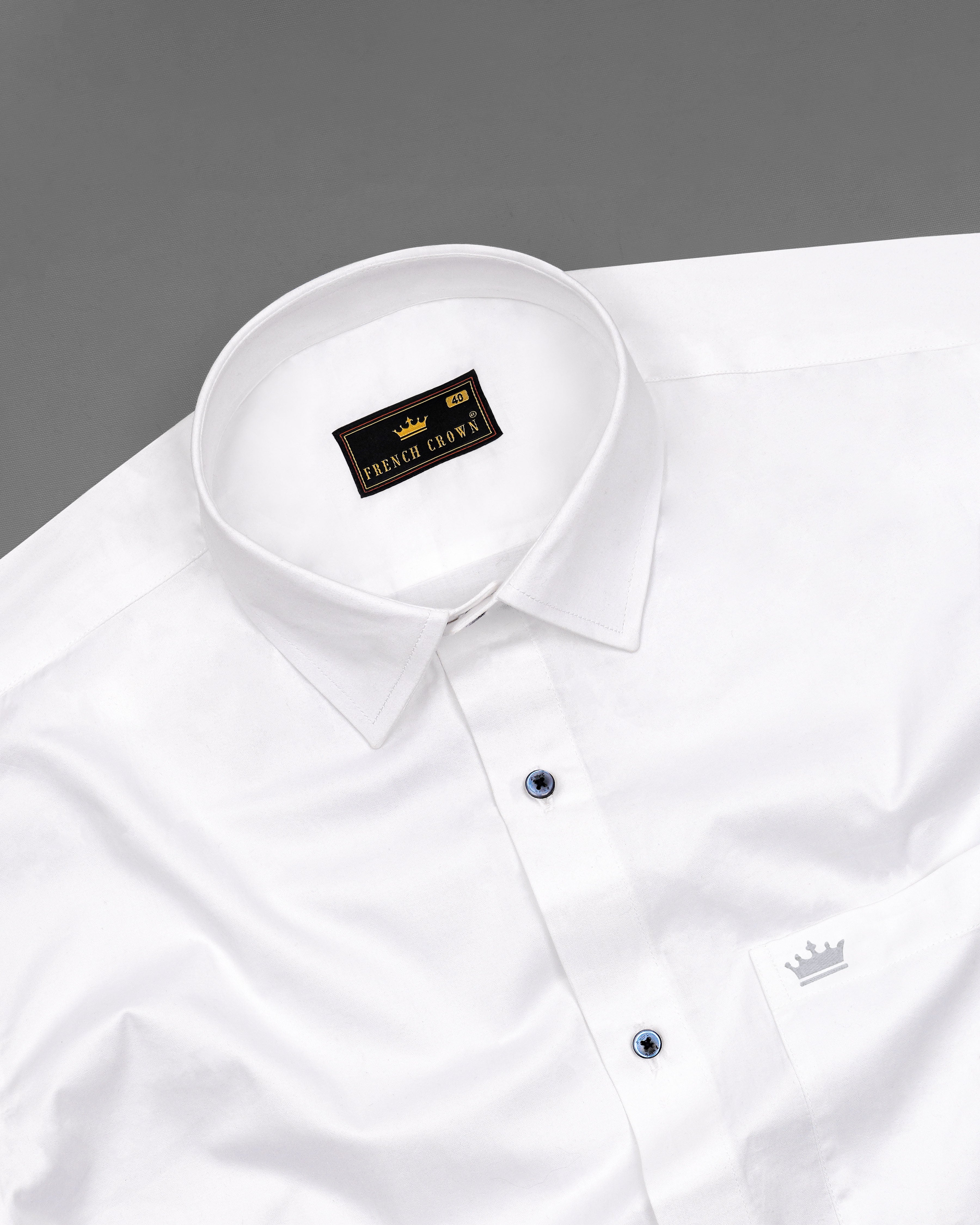 Shirt - White Premium Cotton