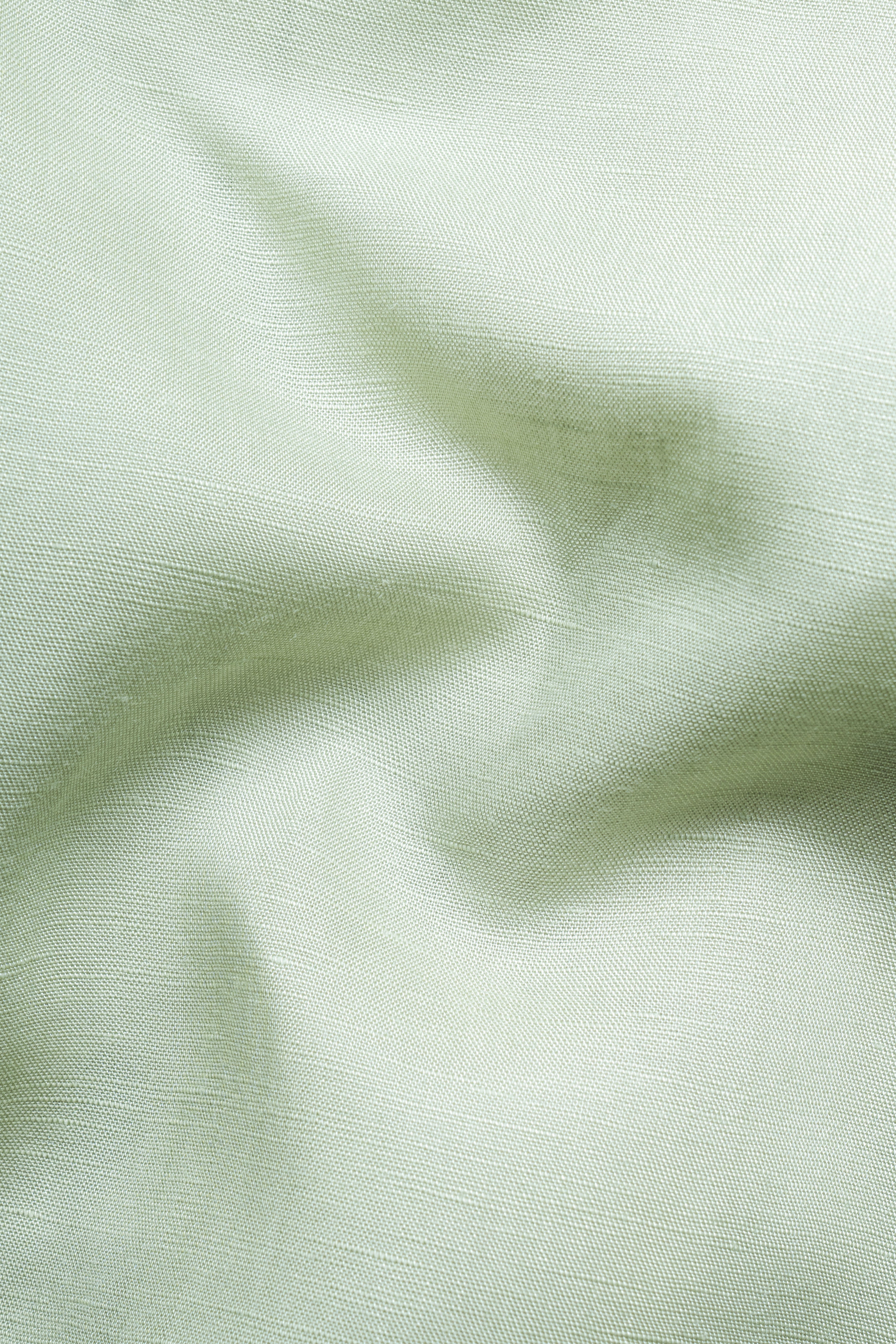 Sea mist Green Luxurious Linen Shirt