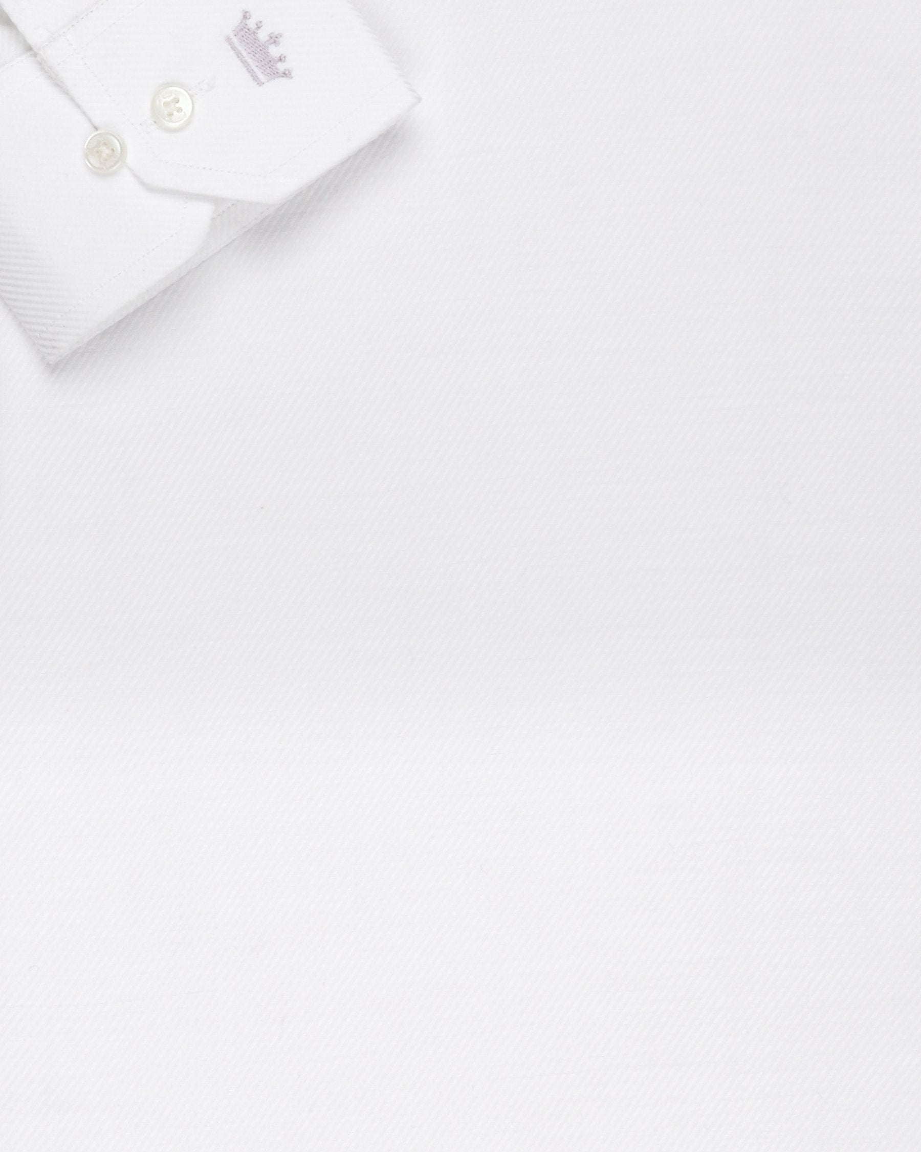 Bright White Diagonal Striped Ultra soft Giza Cotton SHIRT