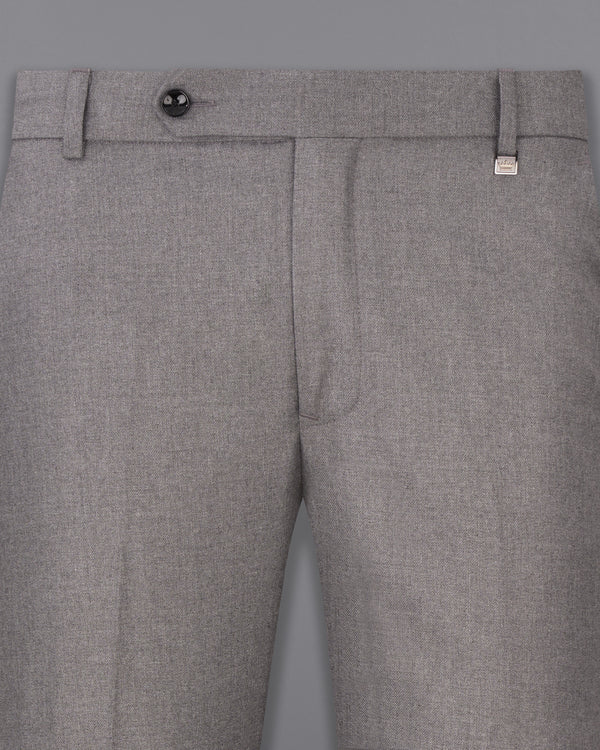 Feroda Gray Wool Rich Pants T2506-28, T2506-30, T2506-32, T2506-34, T2506-36, T2506-38, T2506-40, T2506-42, T2506-44