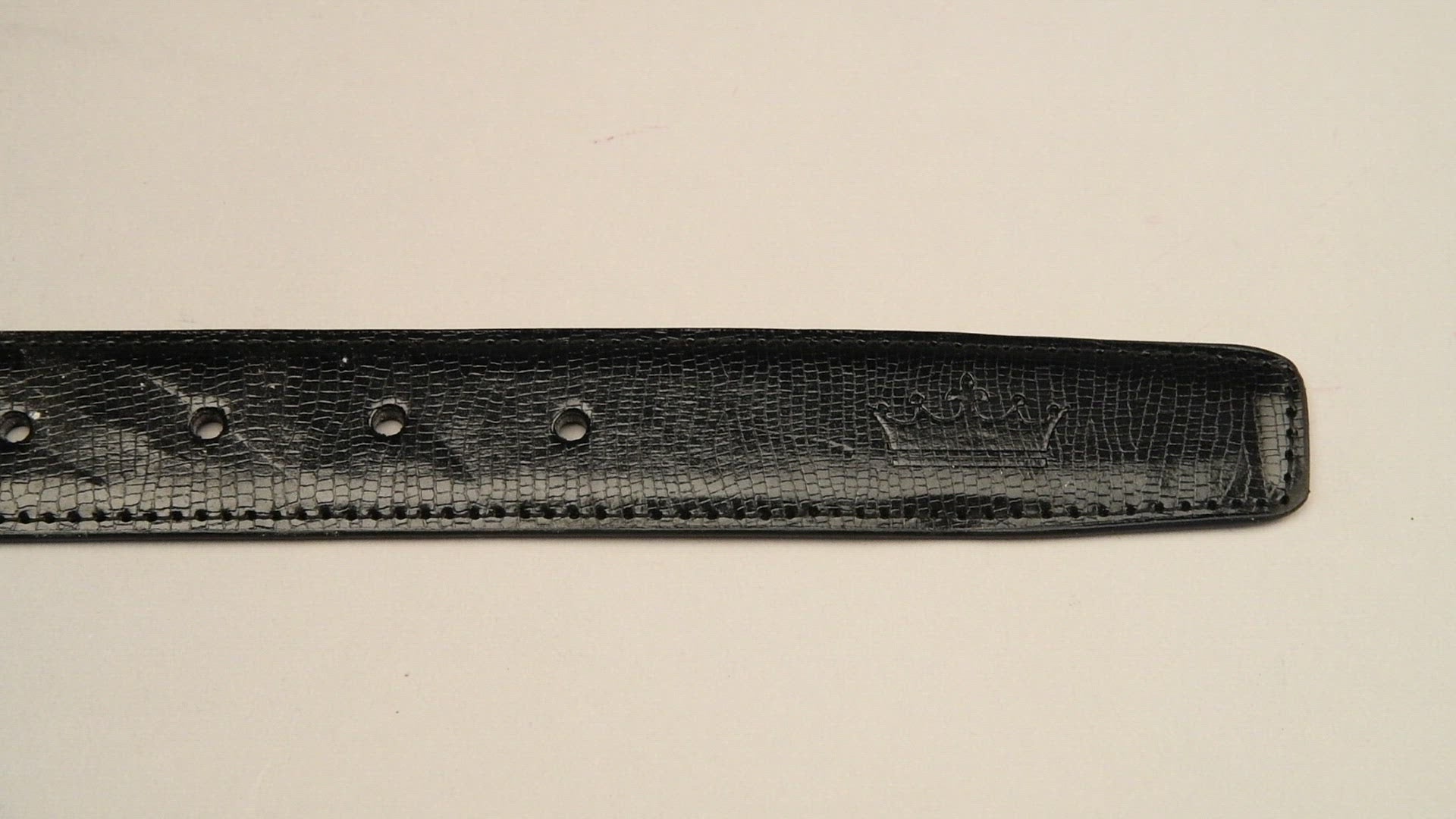 Jade Black Cobra Skin Textured Vegan Leather Handcrafted Belt