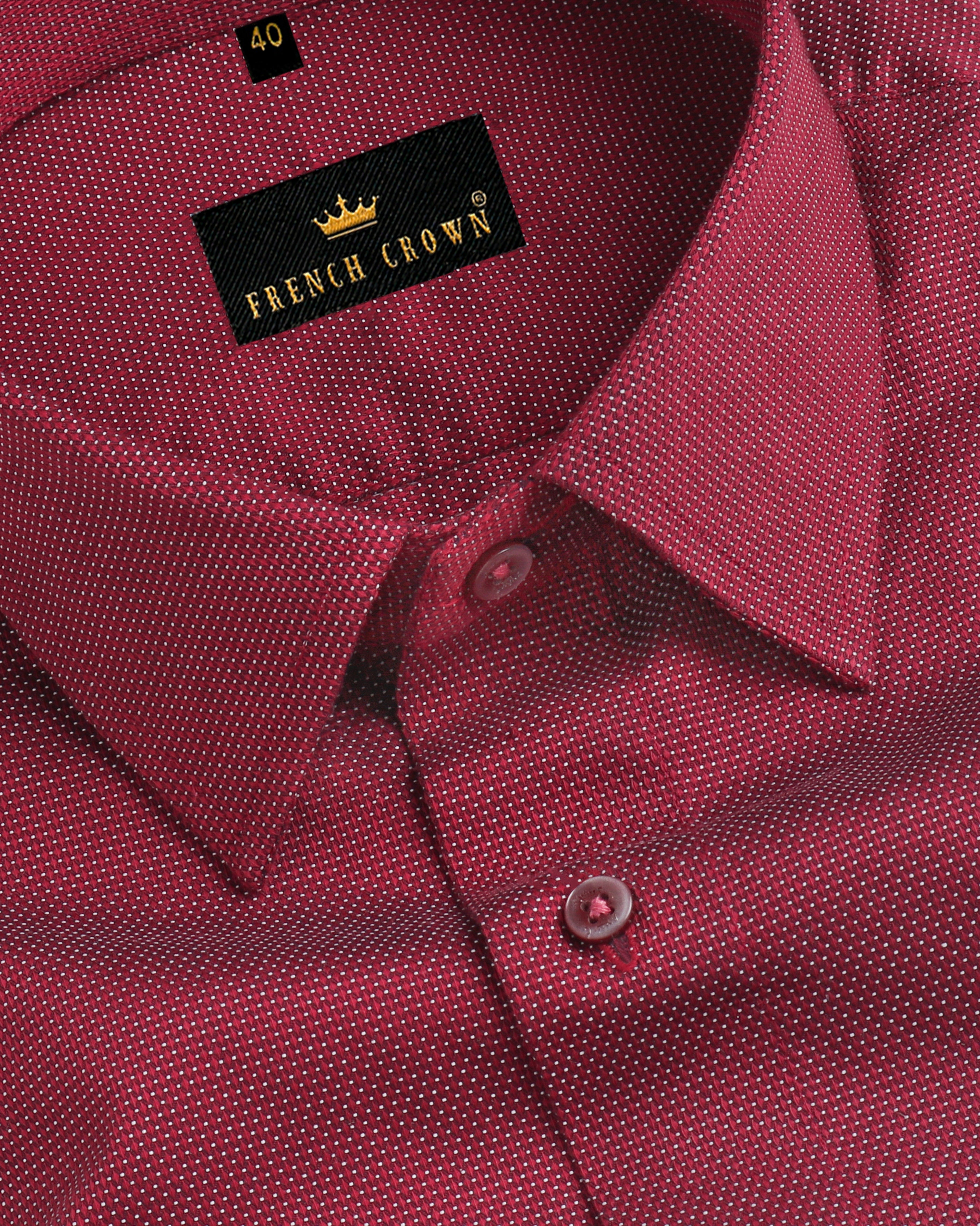 Ruby Red Diamond Dobby Giza Cotton shirt 2666MN-H-46, 2666MN-48, 2666MN-H-48, 2666MN-50, 2666MN-H-50, 2666MN-52, 2666MN-38, 2666MN-H-38, 2666MN-39, 2666MN-H-39, 2666MN-40, 2666MN-H-40, 2666MN-42, 2666MN-H-42, 2666MN-H-44, 2666MN-46, 2666MN-H-52, 2666MN-44