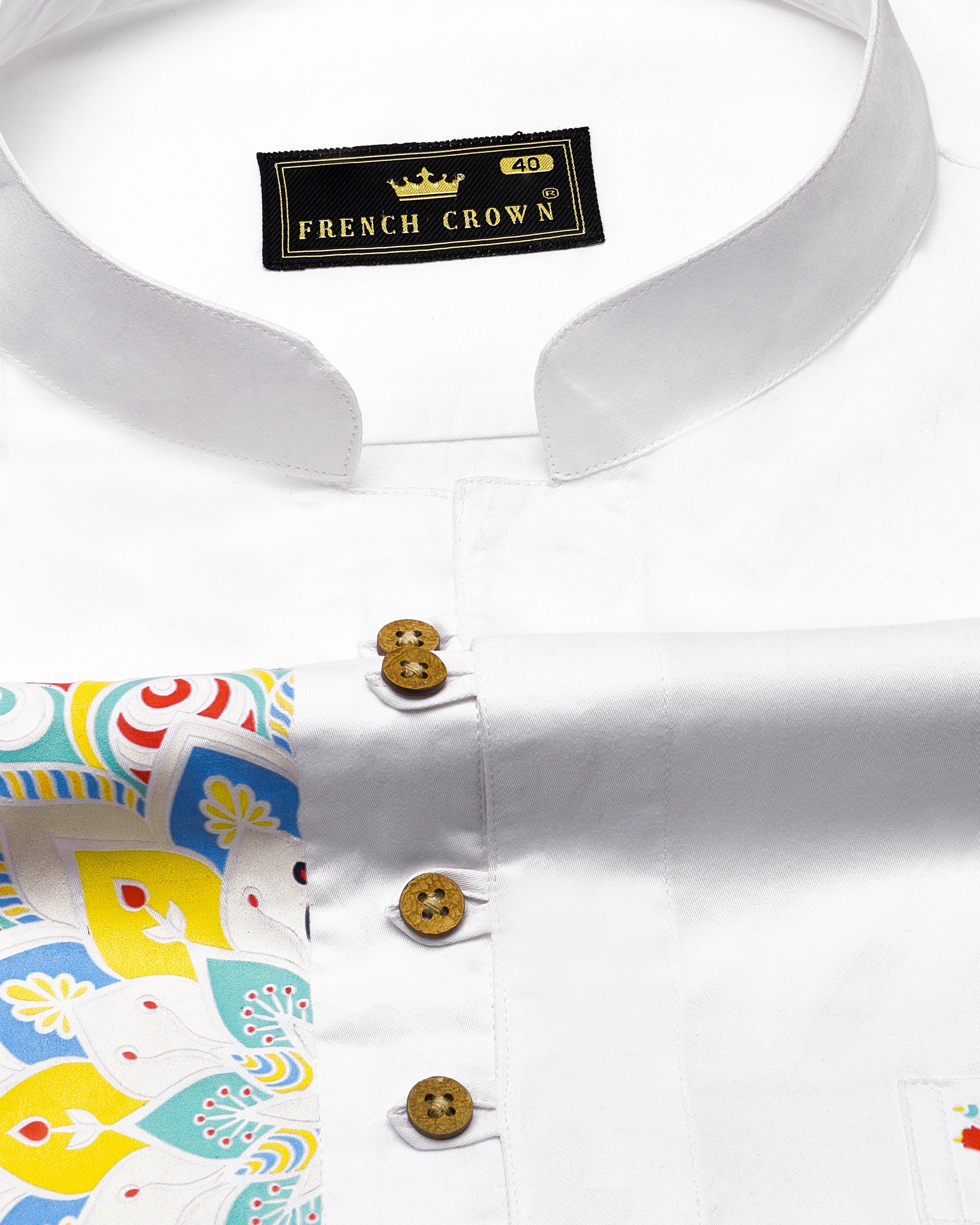 Bright White Subtle Sheen Indian Rangoli Hand Painted Super Soft Premium Cotton Kurta Shirt 2670-KS-ART-38,2670-KS-ART-H-38,2670-KS-ART-39,2670-KS-ART-H-39,2670-KS-ART-40,2670-KS-ART-H-40,2670-KS-ART-42,2670-KS-ART-H-42,2670-KS-ART-44,2670-KS-ART-H-44,2670-KS-ART-46,2670-KS-ART-H-46,2670-KS-ART-48,2670-KS-ART-H-48,2670-KS-ART-50,2670-KS-ART-H-50,2670-KS-ART-52,2670-KS-ART-H-52