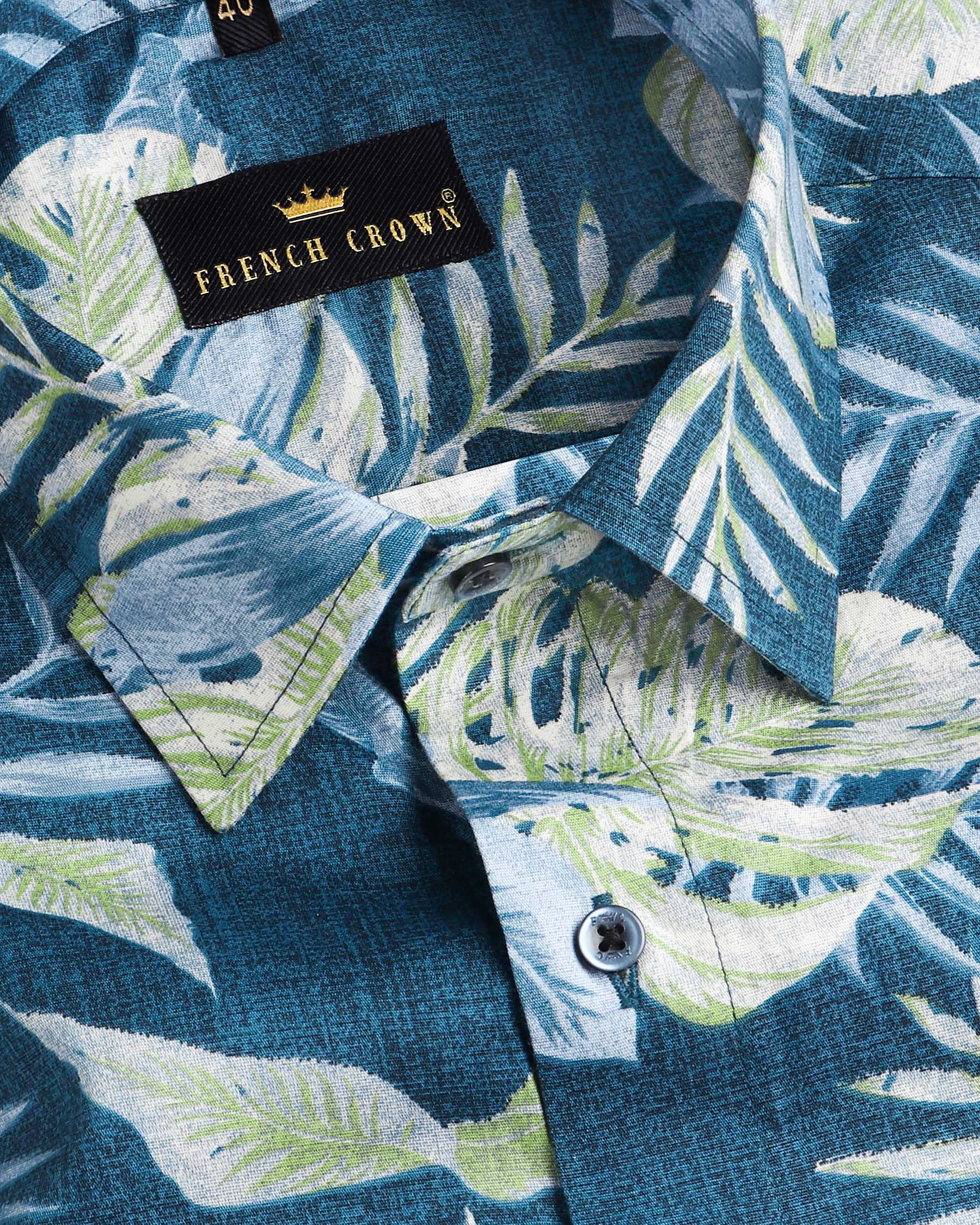 Blue Aloha Print Premium Cotton Shirt 2999BLE-42, 2999BLE-38, 2999BLE-H-38, 2999BLE-39, 2999BLE-H-39, 2999BLE-40, 2999BLE-H-42, 2999BLE-44, 2999BLE-46, 2999BLE-H-46, 2999BLE-48, 2999BLE-H-48, 2999BLE-50, 2999BLE-H-50, 2999BLE-52, 2999BLE-H-52, 2999BLE-H-44, 2999BLE-H-40