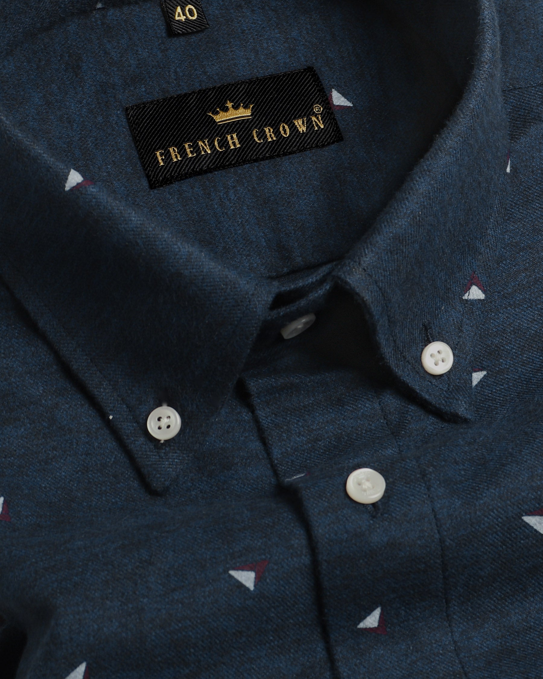 Navy Printed Heavyweight Corduroy Shirt 3675BD-H-39, 3675BD-H-40, 3675BD-H-44, 3675BD-50, 3675BD-38, 3675BD-H-38, 3675BD-39, 3675BD-40, 3675BD-42, 3675BD-H-42, 3675BD-44, 3675BD-46, 3675BD-H-46, 3675BD-48, 3675BD-H-48, 3675BD-H-50, 3675BD-52, 3675BD-H-52