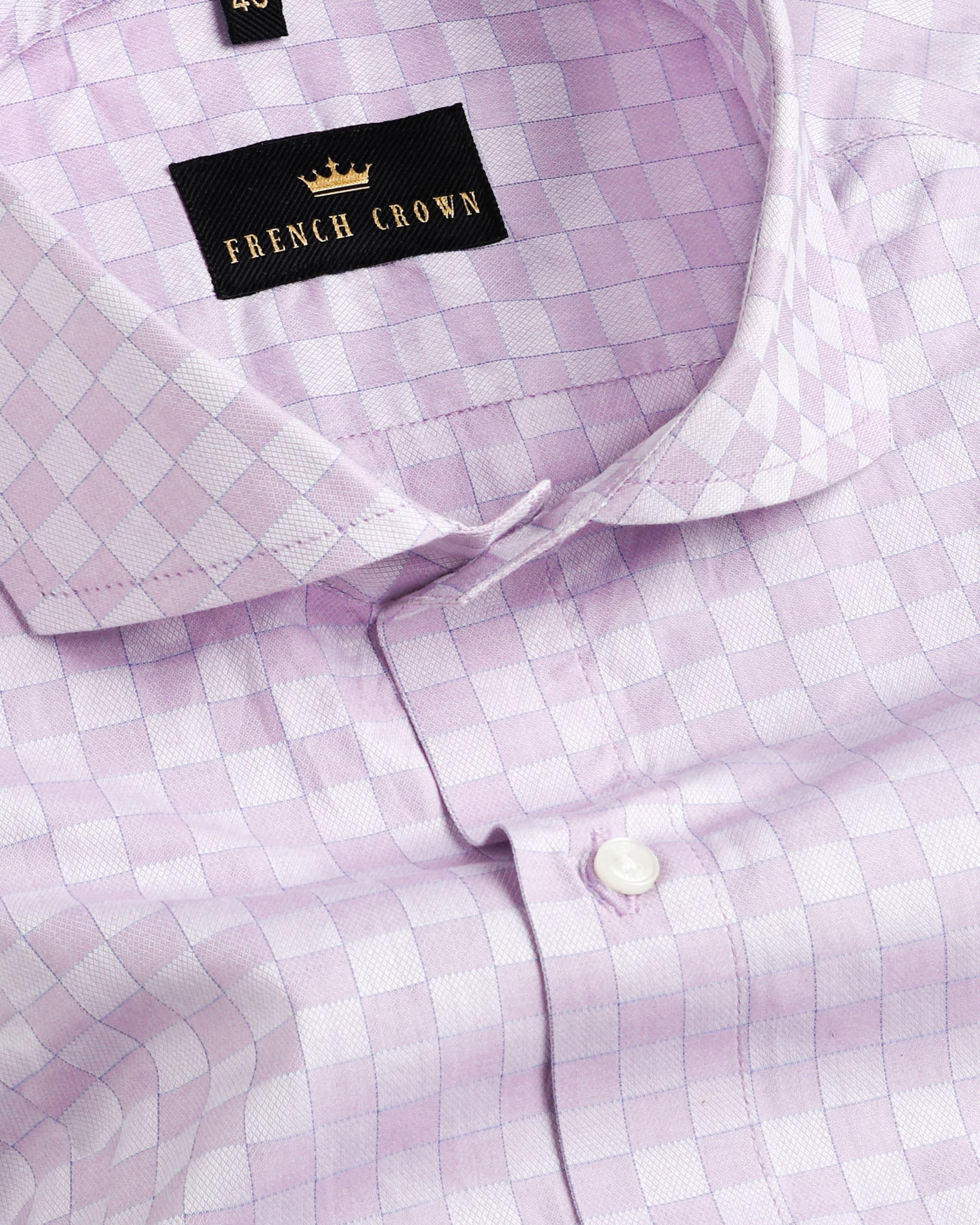 Lilac Subtle Dobby Checks Patterned Giza Cotton shirt 4055-CA-H-38, 4055-CA-39, 4055-CA-H-39, 4055-CA-46, 4055-CA-H-46, 4055-CA-48, 4055-CA-38, 4055-CA-H-48, 4055-CA-44, 4055-CA-H-40, 4055-CA-H-44, 4055-CA-42, 4055-CA-H-42, 4055-CA-50, 4055-CA-H-50, 4055-CA-52, 4055-CA-H-52, 4055-CA-40