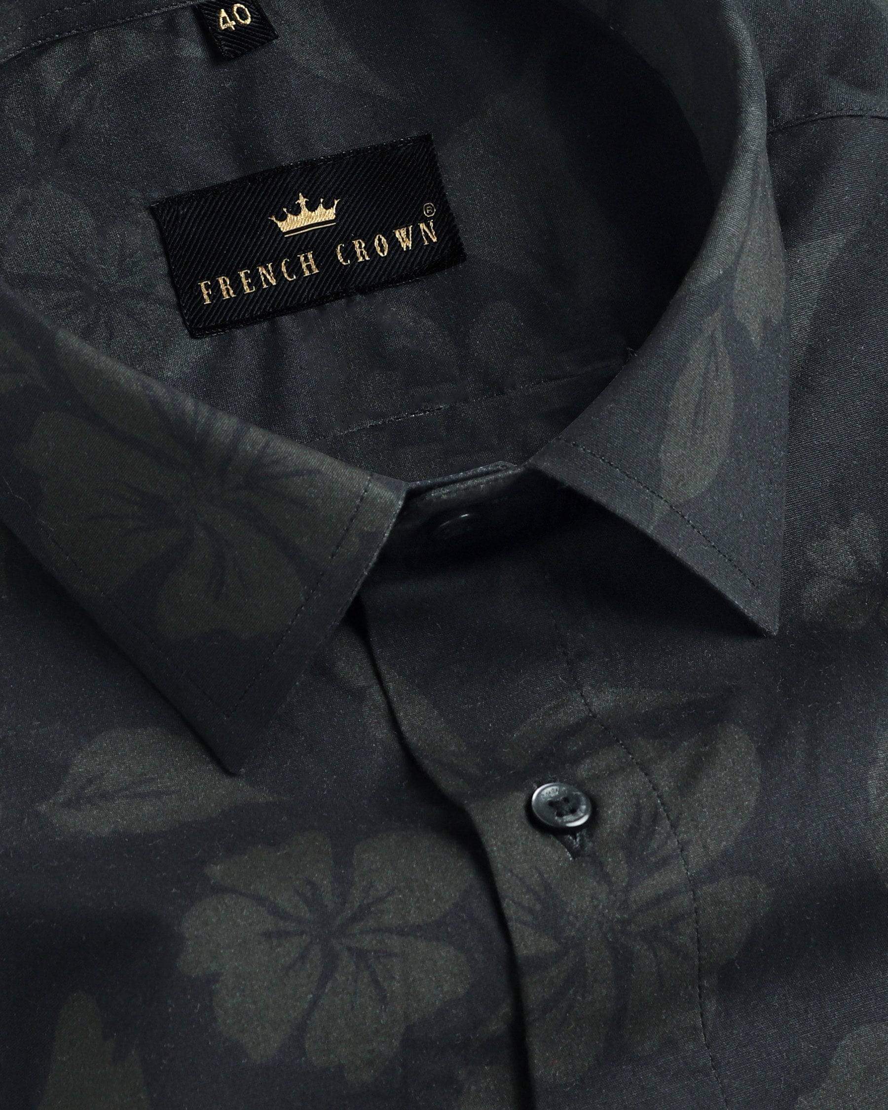 Jade Black Large scale Flowers Printed Premium Cotton Shirt 4059-BLK-38, 4059-BLK-H-40, 4059-BLK-42, 4059-BLK-H-42, 4059-BLK-48, 4059-BLK-52, 4059-BLK-H-52, 4059-BLK-40, 4059-BLK-H-39, 4059-BLK-39, 4059-BLK-46, 4059-BLK-H-50, 4059-BLK-H-38, 4059-BLK-H-46, 4059-BLK-H-48, 4059-BLK-50, 4059-BLK-44, 4059-BLK-H-44