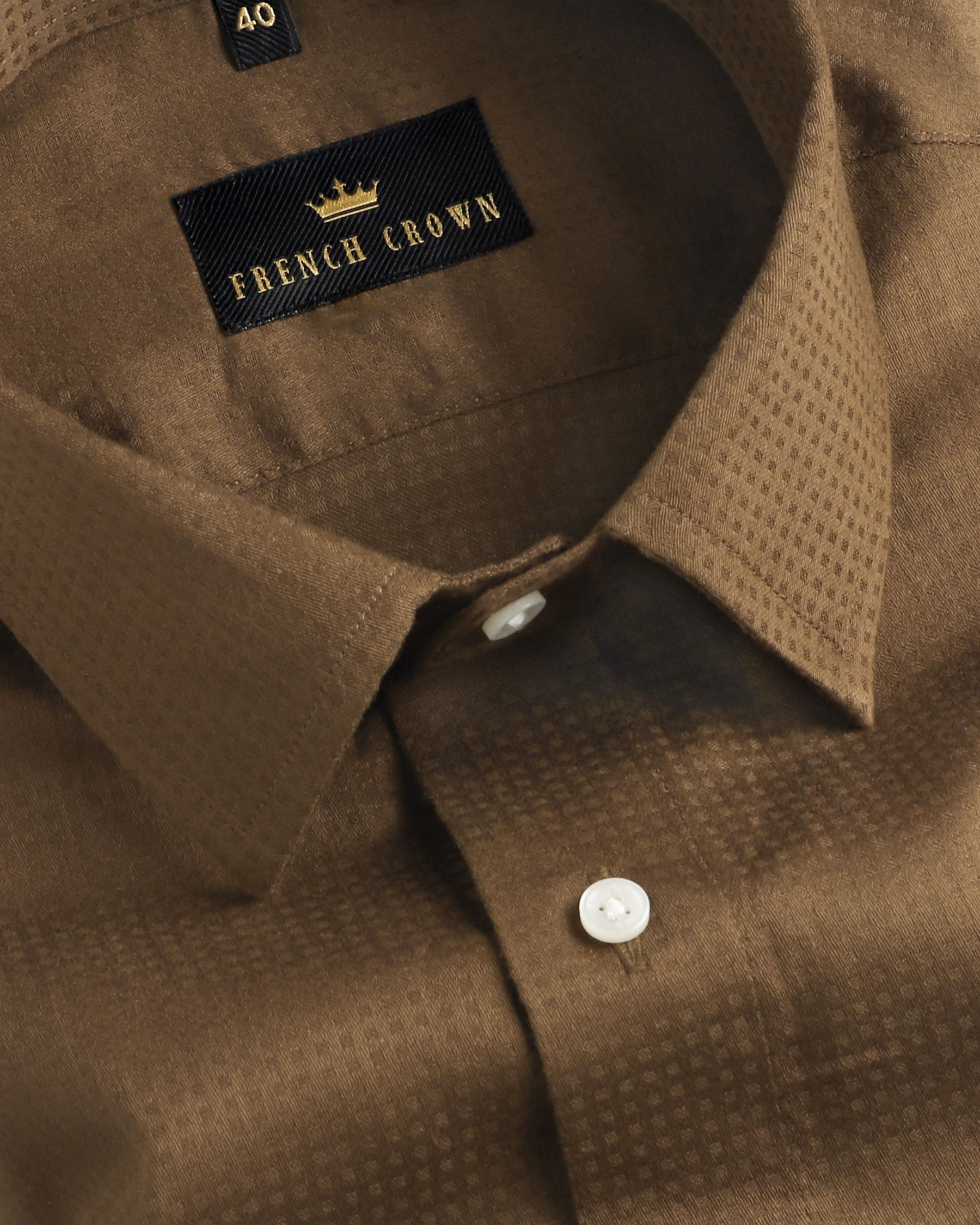 Gingerbread Square Dobby Patterned Giza Cotton 4081-42, 4081-48, 4081-H-40, 4081-39, 4081-H-42, 4081-44, 4081-H-44, 4081-46, 4081-H-39, 4081-H-50, 4081-52, 4081-38, 4081-H-38, 4081-40, 4081-H-46, 4081-H-48, 4081-50, 4081-H-52