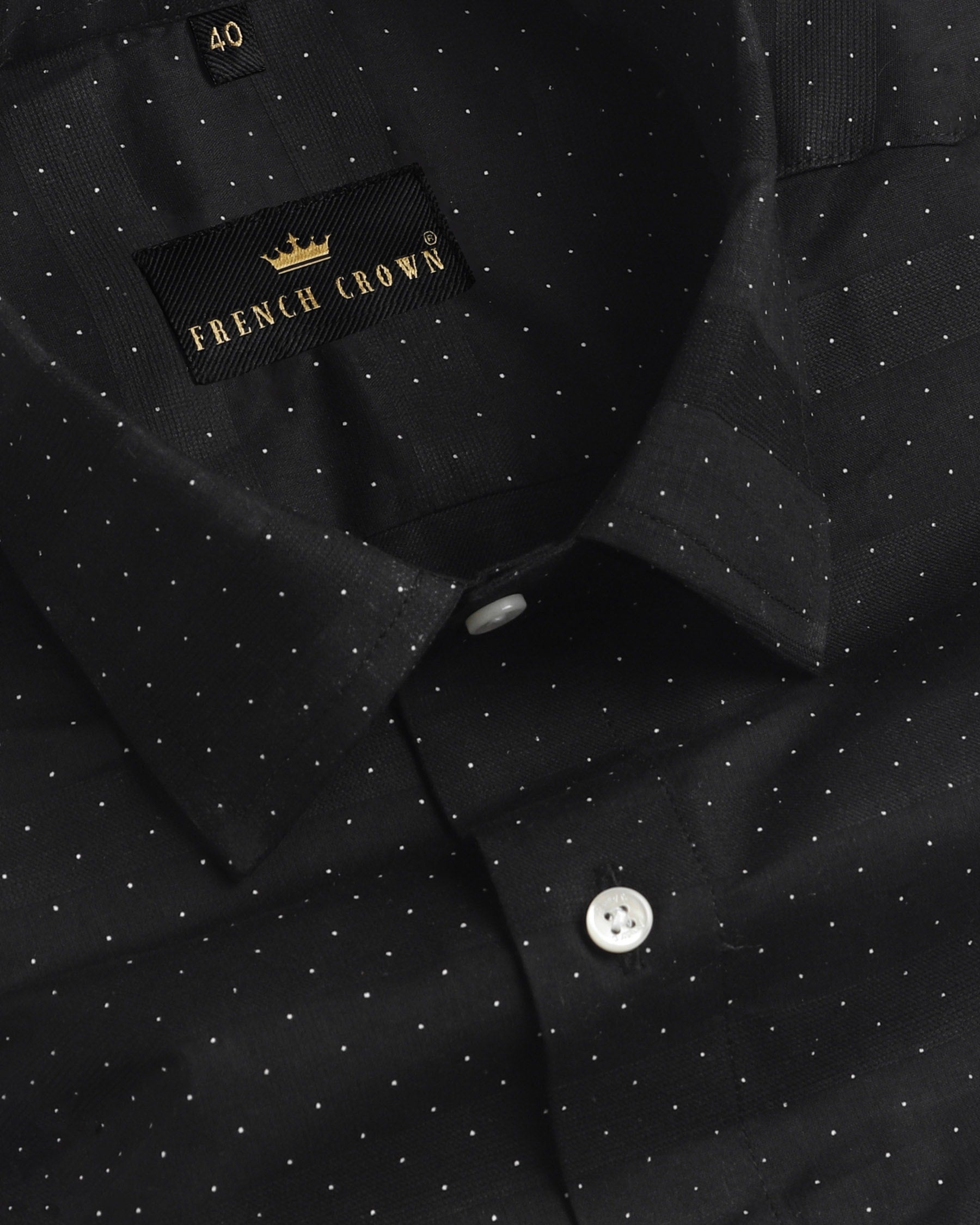 Jade Black Dobby Stripe Patterned Giza Cotton shirt 4104-38, 4104-H-38, 4104-42, 4104-H-42, 4104-44, 4104-H-44, 4104-H-52, 4104-39, 4104-H-39, 4104-40, 4104-H-40, 4104-H-46, 4104-48, 4104-H-48, 4104-50, 4104-H-50, 4104-52, 4104-46