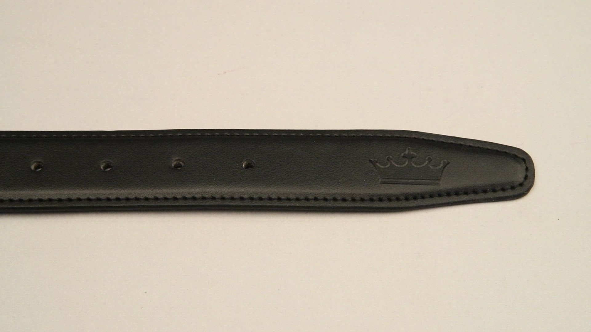 Jade Black Vegan Leather Handcrafted Belt