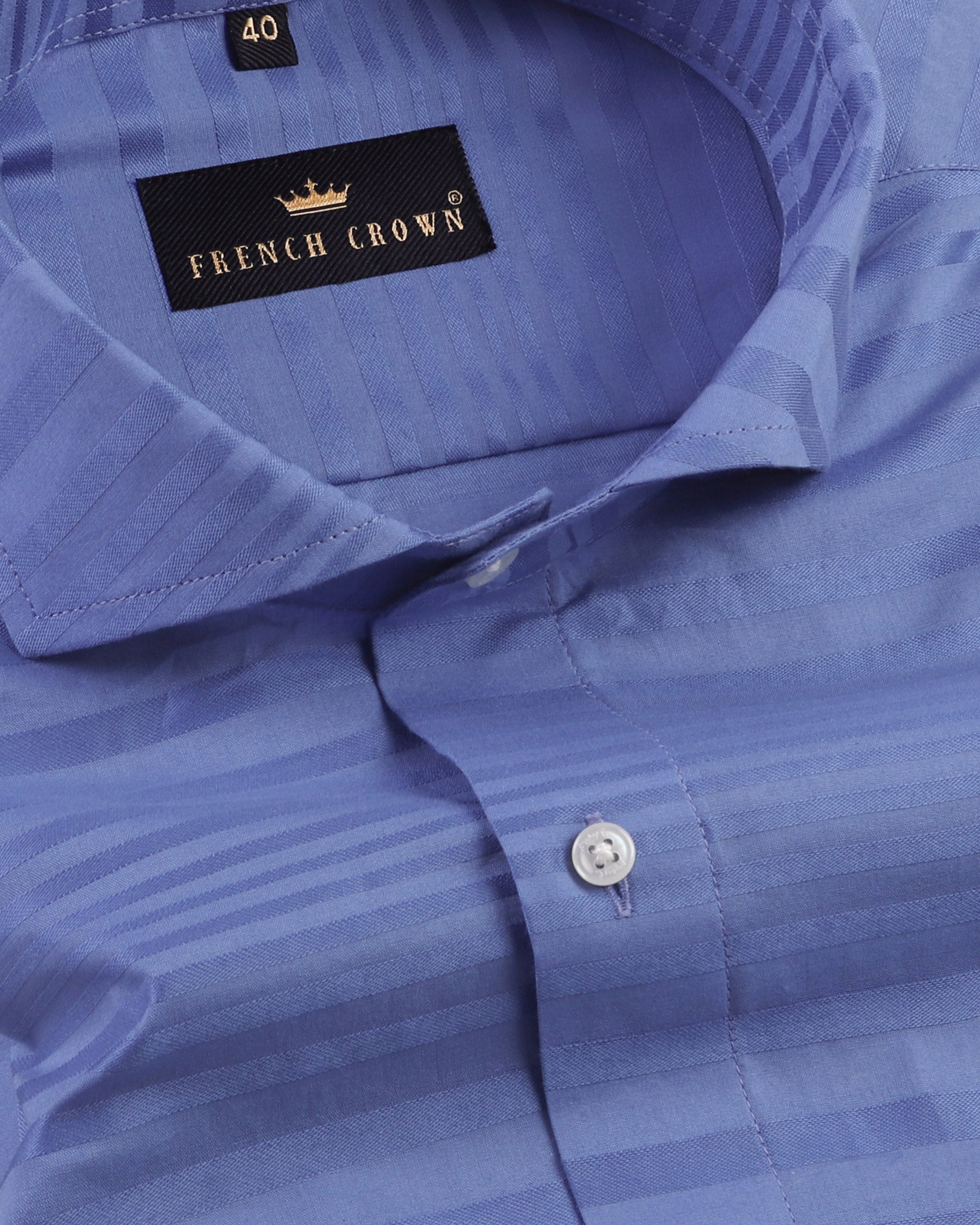 Wild Blue Dobby Striped Giza Cotton shirt 4218-CA-H-44, 4218-CA-48, 4218-CA-H-48, 4218-CA-38, 4218-CA-H-39, 4218-CA-40, 4218-CA-42, 4218-CA-44, 4218-CA-H-52, 4218-CA-39, 4218-CA-H-38, 4218-CA-H-50, 4218-CA-50, 4218-CA-H-42, 4218-CA-H-40, 4218-CA-52, 4218-CA-46, 4218-CA-H-46