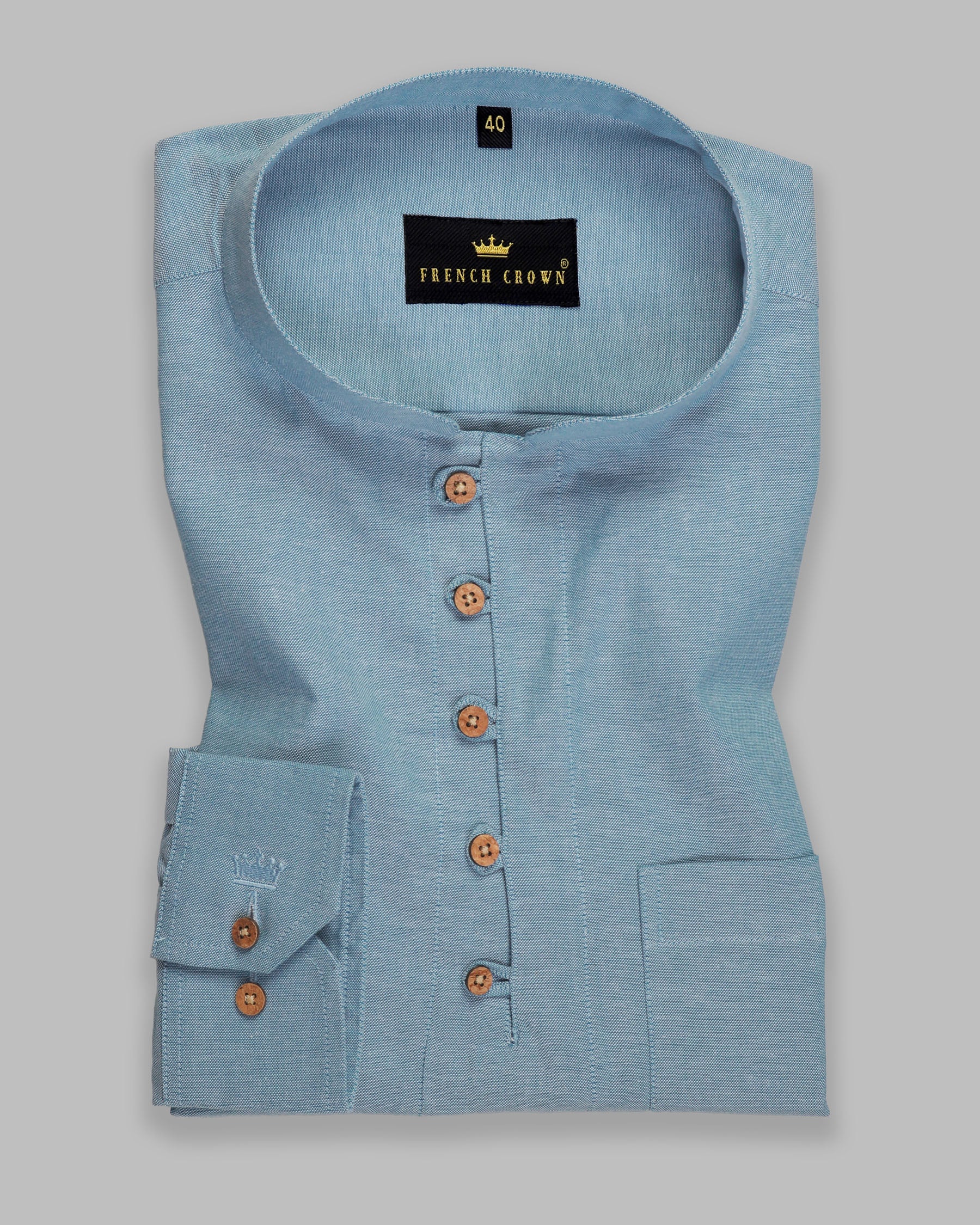 Bali Hai Light Blue Oxford Kurta Style Shirt 4255-KS-38, 4255-KS-H-38, 4255-KS-39, 4255-KS-H-39, 4255-KS-40, 4255-KS-H-40, 4255-KS-44, 4255-KS-42, 4255-KS-H-42, 4255-KS-H-46, 4255-KS-48, 4255-KS-H-48, 4255-KS-50, 4255-KS-H-50, 4255-KS-52, 4255-KS-H-52, 4255-KS-H-44, 4255-KS-46