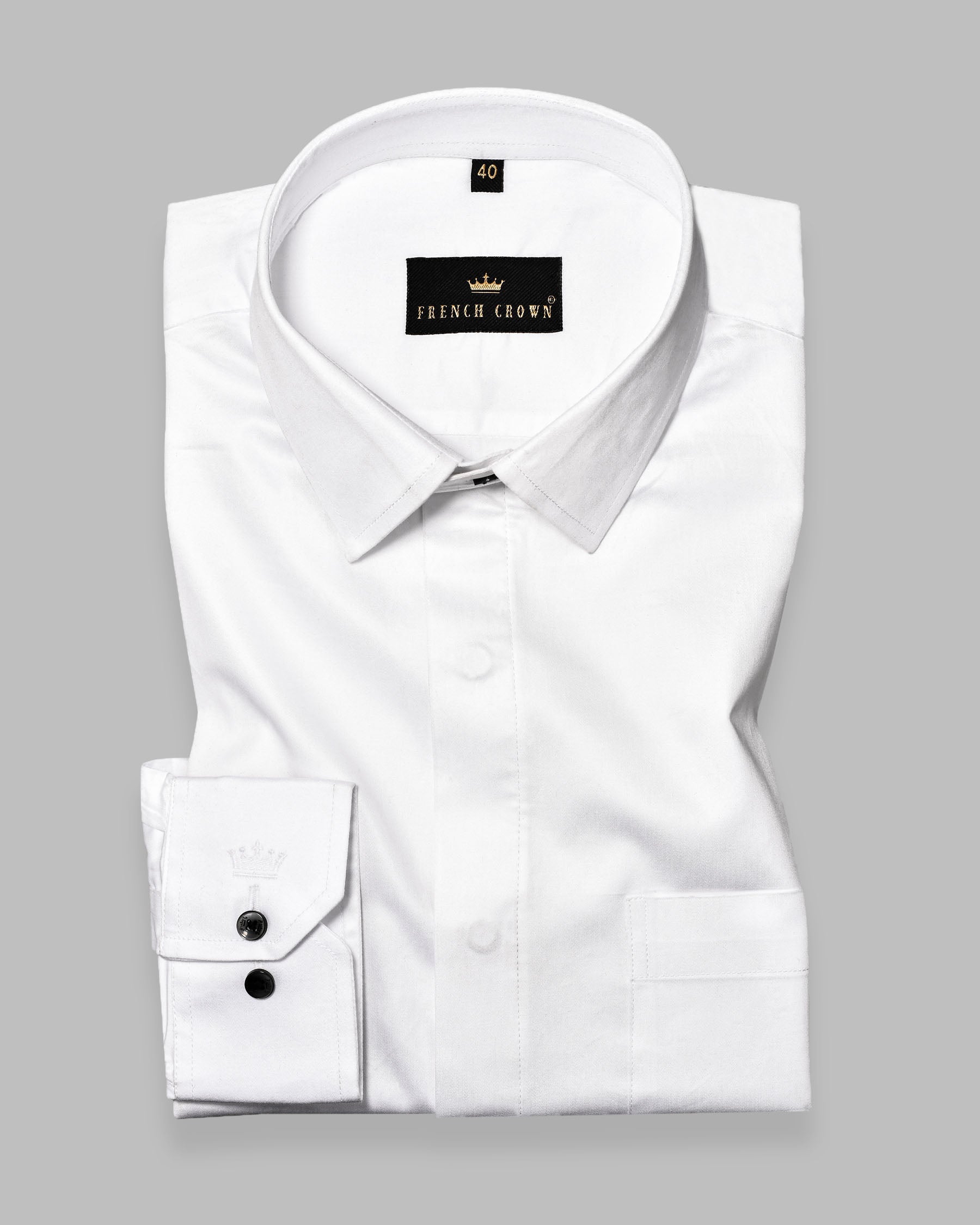 Bright White Subtle Sheen Concealed Placket Super Soft Premium Cotton Shirt 4357-BLK-P31-38, 4357-BLK-P31-H-38, 4357-BLK-P31-39, 4357-BLK-P31-H-39, 4357-BLK-P31-40, 4357-BLK-P31-H-40, 4357-BLK-P31-42, 4357-BLK-P31-H-42, 4357-BLK-P31-44, 4357-BLK-P31-H-44, 4357-BLK-P31-46, 4357-BLK-P31-H-46, 4357-BLK-P31-48, 4357-BLK-P31-H-48, 4357-BLK-P31-50, 4357-BLK-P31-H-50, 4357-BLK-P31-52, 4357-BLK-P31-H-52