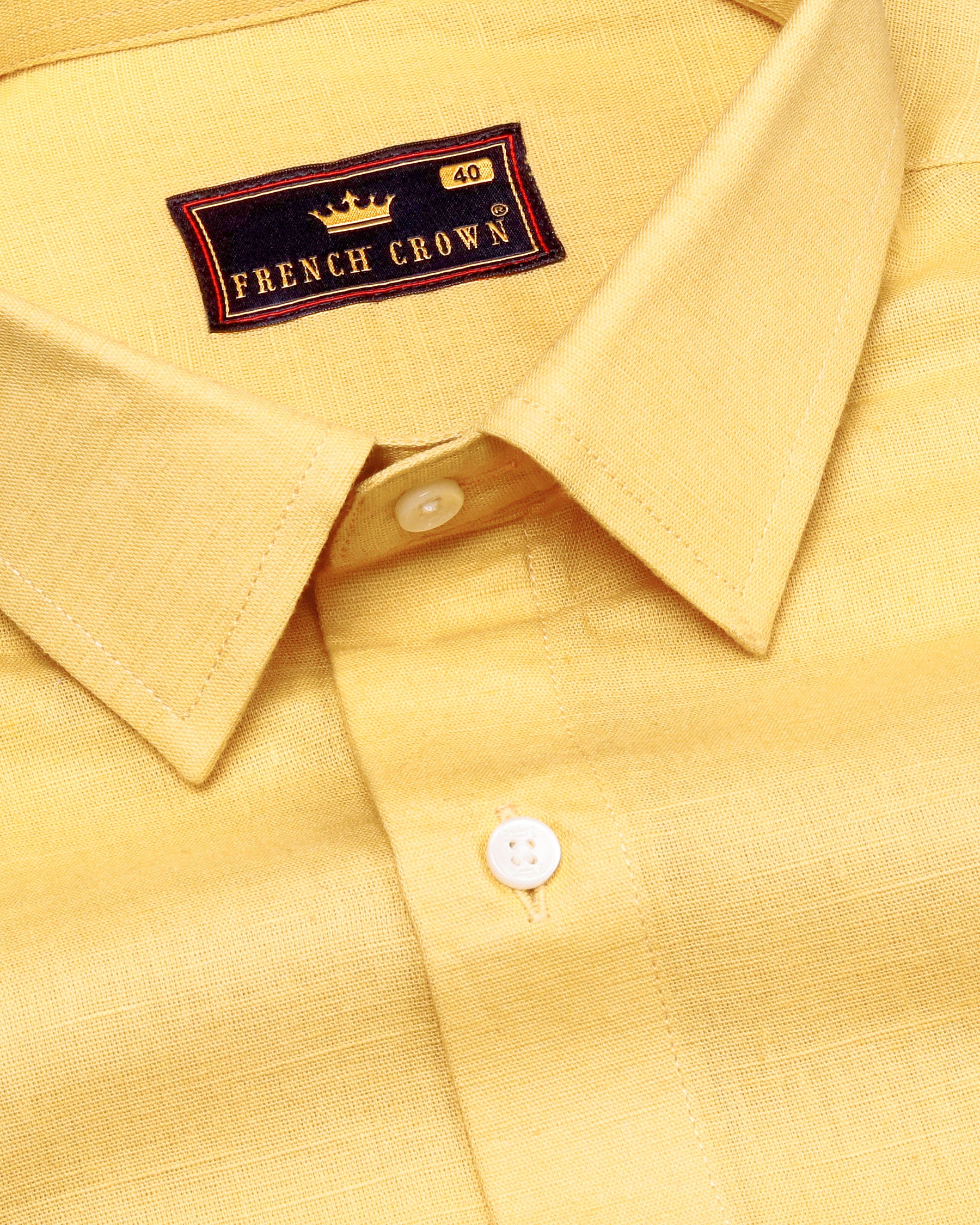 Cherokee Yellow Luxurious Linen Shirt 4560-H-48, 4560-50, 4560-H-50, 4560-H-52, 4560-38, 4560-H-38, 4560-39, 4560-H-39, 4560-40, 4560-H-40, 4560-42, 4560-H-42, 4560-44, 4560-H-44, 4560-46, 4560-H-46, 4560-48, 4560-52