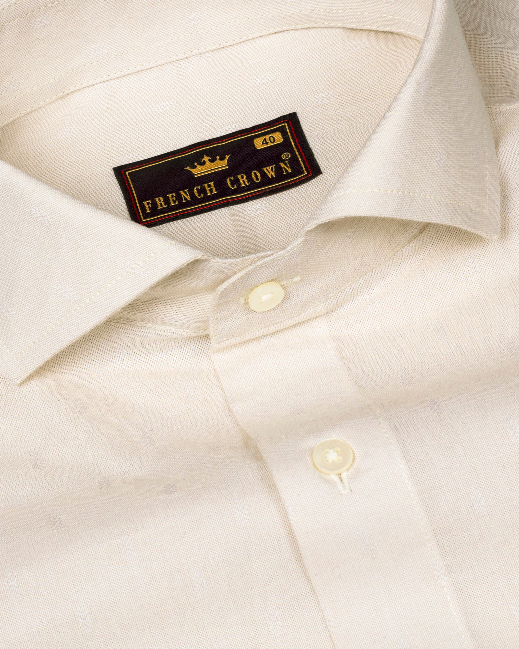 Cream Dobby Premium Giza Cotton Shirt 4576-CA-38, 4576-CA-H-38, 4576-CA-39, 4576-CA-H-39, 4576-CA-40, 4576-CA-H-40, 4576-CA-42, 4576-CA-H-42, 4576-CA-44, 4576-CA-H-44, 4576-CA-46, 4576-CA-H-46, 4576-CA-48, 4576-CA-H-48, 4576-CA-50, 4576-CA-H-50, 4576-CA-52, 4576-CA-H-52