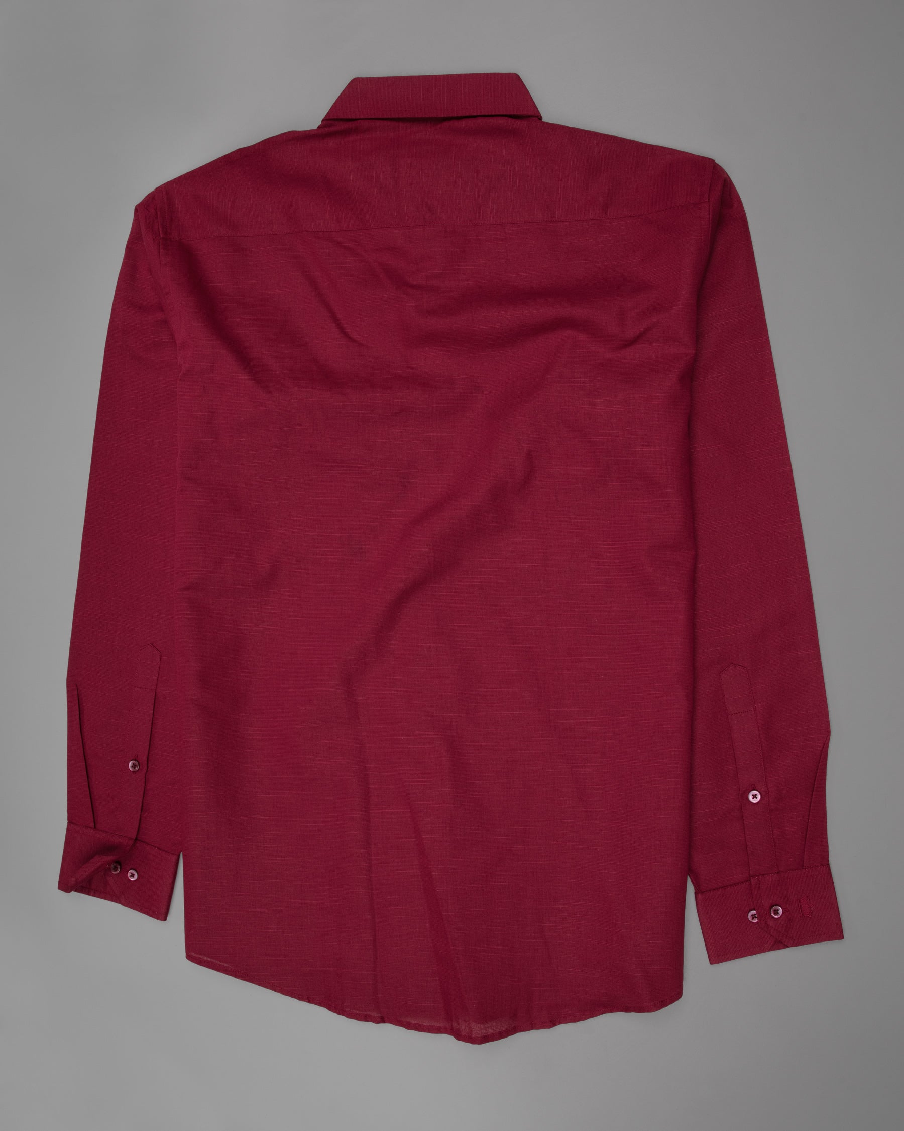 Wine Red Luxurious Linen Shirt