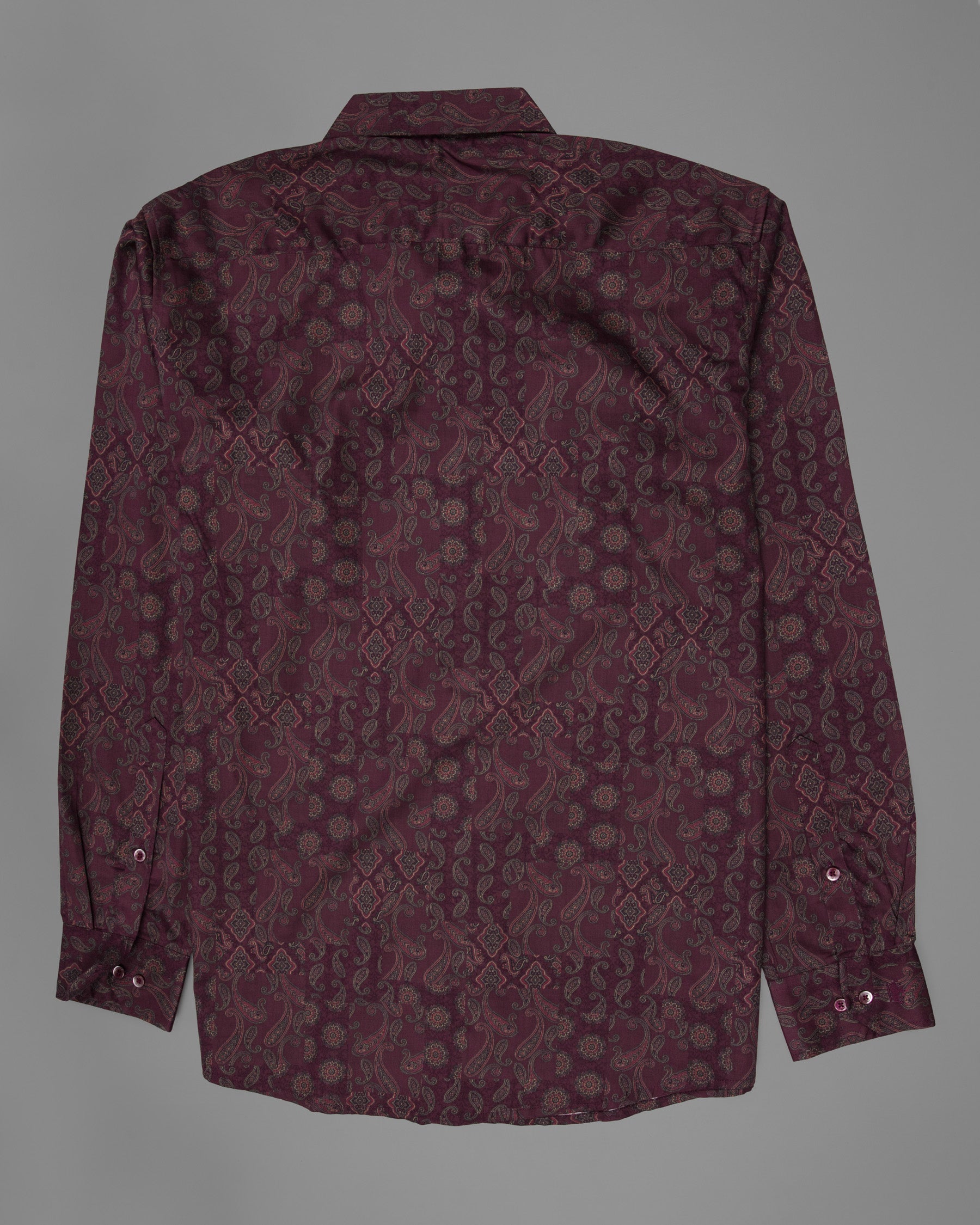 Tawny Port Paisleys Printed Super soft Premium Cotton Shirt
