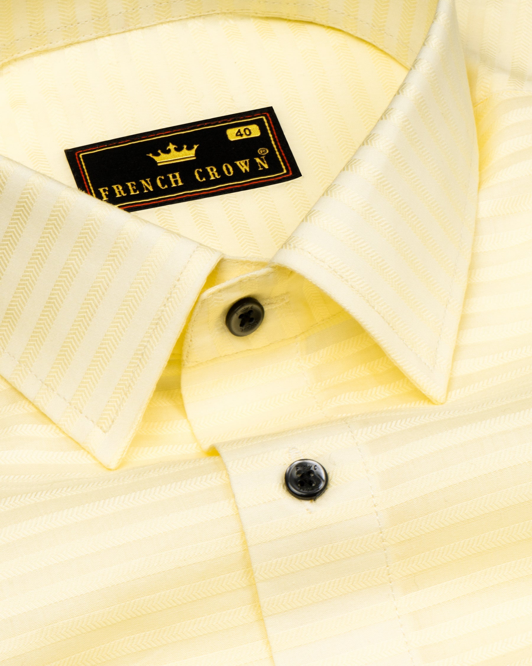Varden Yellow Subtle Striped Dobby Textured Premium Giza Cotton Shirt 4665-BLK-H-44, 4665-BLK-H-38, 4665-BLK-38, 4665-BLK-39, 4665-BLK-H-39, 4665-BLK-40, 4665-BLK-H-40, 4665-BLK-42, 4665-BLK-H-42, 4665-BLK-44, 4665-BLK-46, 4665-BLK-H-46, 4665-BLK-48, 4665-BLK-H-48, 4665-BLK-50, 4665-BLK-H-50, 4665-BLK-52, 4665-BLK-H-52