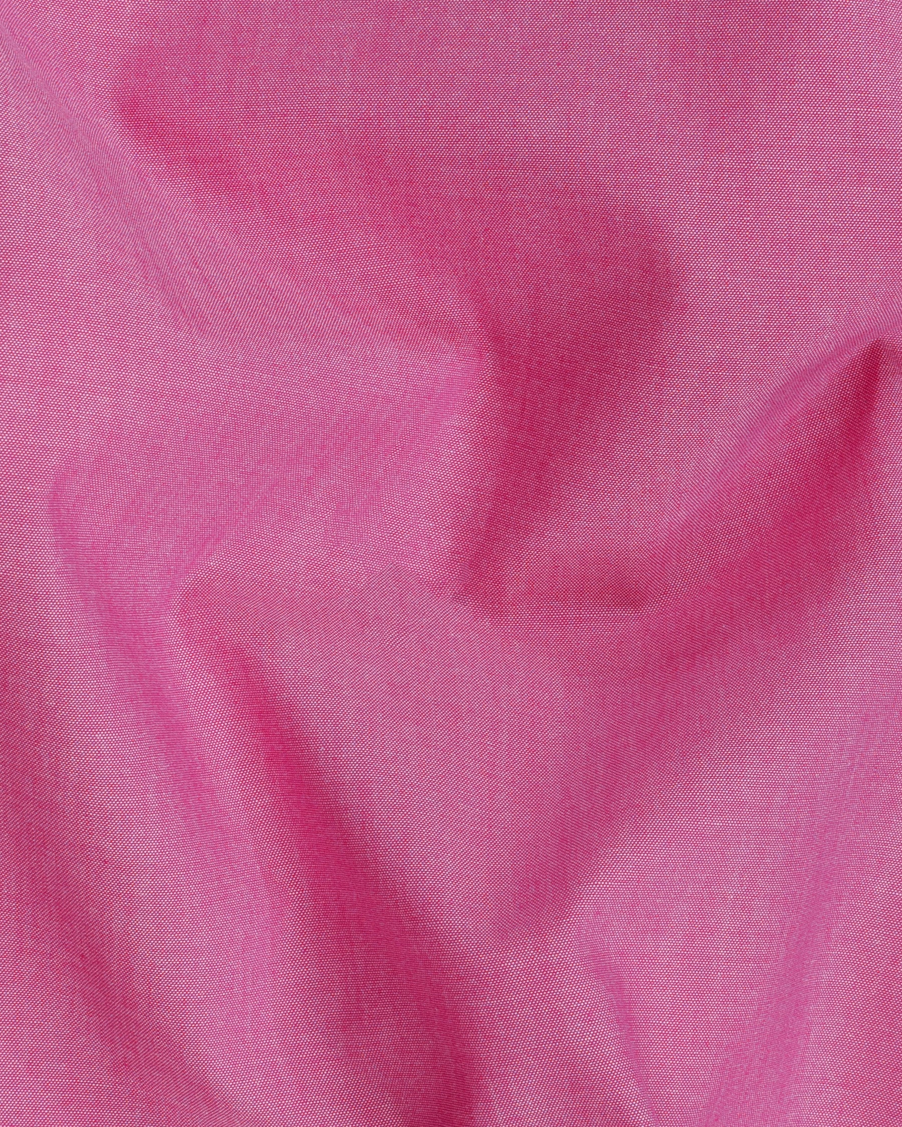 Mulberry Pink Chambray Premium Cotton Shirt