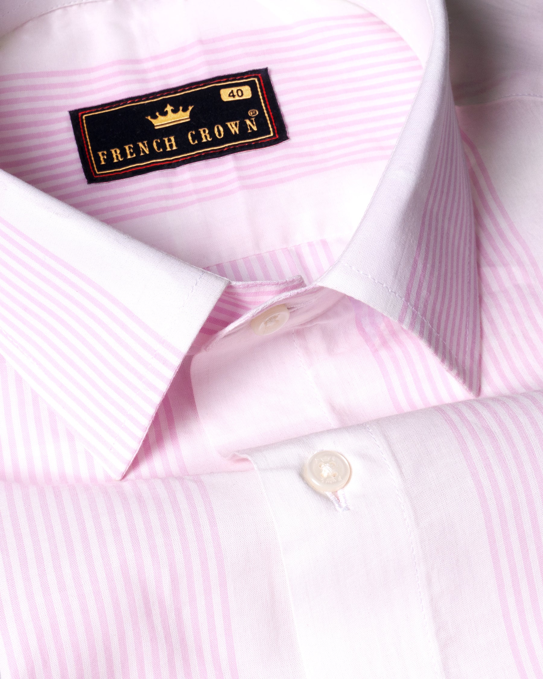 Pale Rose Pink Lightweight Striped Premium Cotton Shirt 4798-48, 4798-H-48, 4798-50, 4798-H-50, 4798-52, 4798-H-52, 4798-38, 4798-H-38, 4798-39, 4798-H-39, 4798-40, 4798-H-40, 4798-42, 4798-H-42, 4798-44, 4798-H-44, 4798-46, 4798-H-46