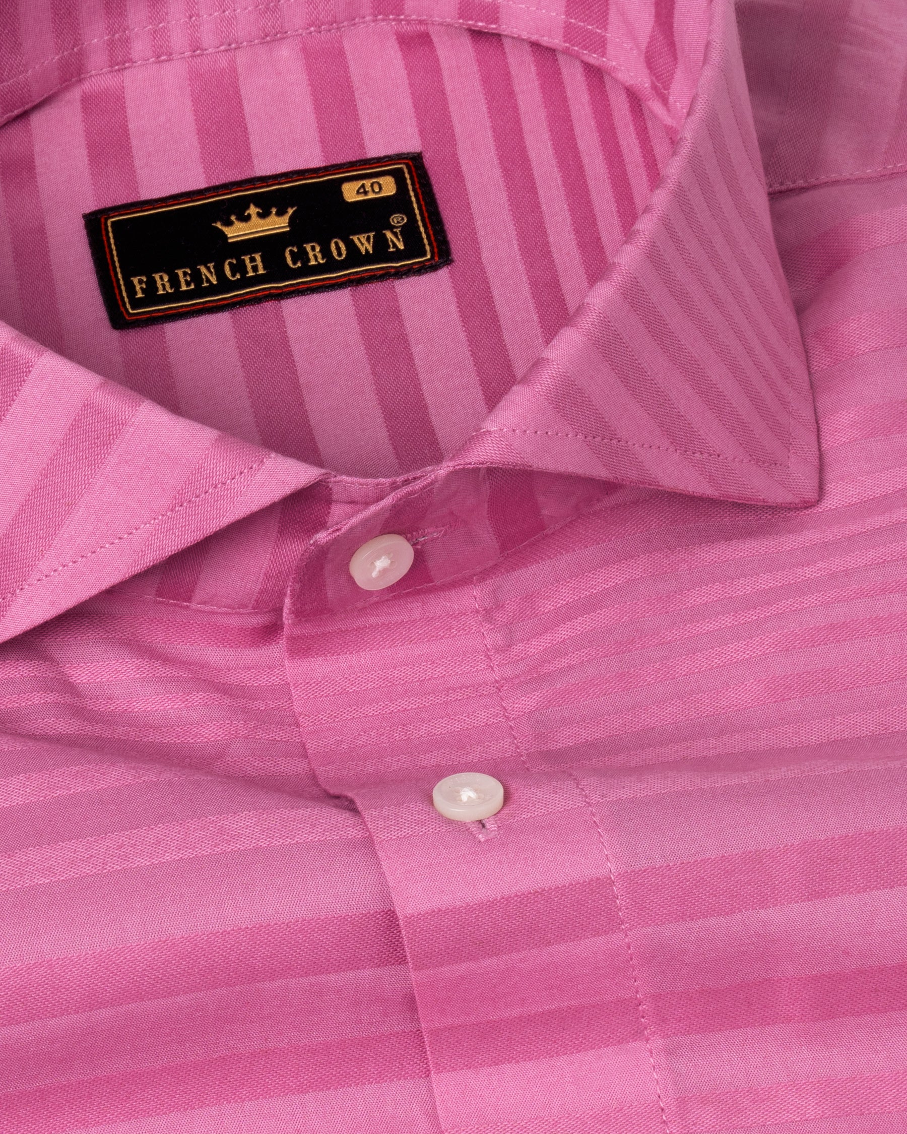 Charm Pink Striped Jacquard Textured Premium Giza Cotton Shirt 4844-CA-38, 4844-CA-H-38, 4844-CA-39, 4844-CA-H-39, 4844-CA-40, 4844-CA-H-40, 4844-CA-42, 4844-CA-H-42, 4844-CA-44, 4844-CA-H-44, 4844-CA-46, 4844-CA-H-46, 4844-CA-48, 4844-CA-H-48, 4844-CA-50, 4844-CA-H-50, 4844-CA-52, 4844-CA-H-52