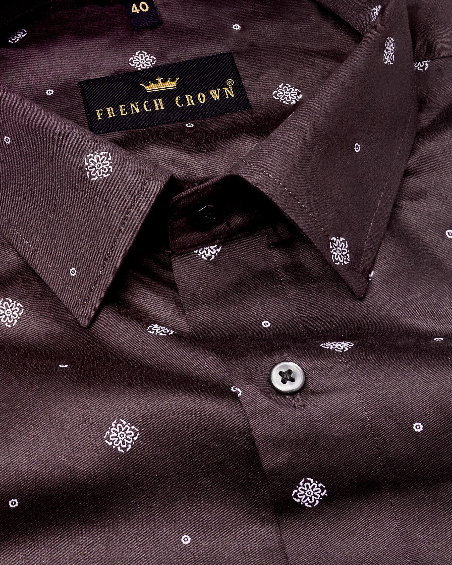 Mortar Brown Printed Super Soft Premium Cotton Shirt 4881-BLK-38, 4881-BLK-H-38, 4881-BLK-H-39, 4881-BLK-40, 4881-BLK-42, 4881-BLK-H-44, 4881-BLK-H-46, 4881-BLK-50, 4881-BLK-H-50, 4881-BLK-39, 4881-BLK-H-40, 4881-BLK-H-42, 4881-BLK-44, 4881-BLK-46, 4881-BLK-48, 4881-BLK-H-48, 4881-BLK-52, 4881-BLK-H-52