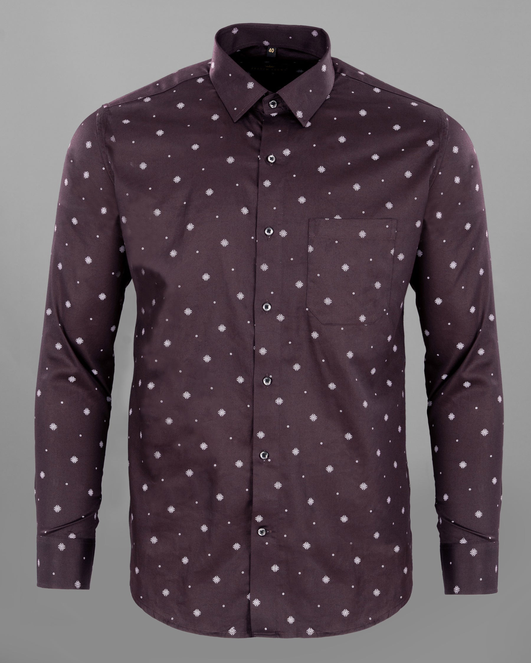 Mortar Brown Printed Super Soft Premium Cotton Shirt 4881-BLK-38, 4881-BLK-H-38, 4881-BLK-H-39, 4881-BLK-40, 4881-BLK-42, 4881-BLK-H-44, 4881-BLK-H-46, 4881-BLK-50, 4881-BLK-H-50, 4881-BLK-39, 4881-BLK-H-40, 4881-BLK-H-42, 4881-BLK-44, 4881-BLK-46, 4881-BLK-48, 4881-BLK-H-48, 4881-BLK-52, 4881-BLK-H-52