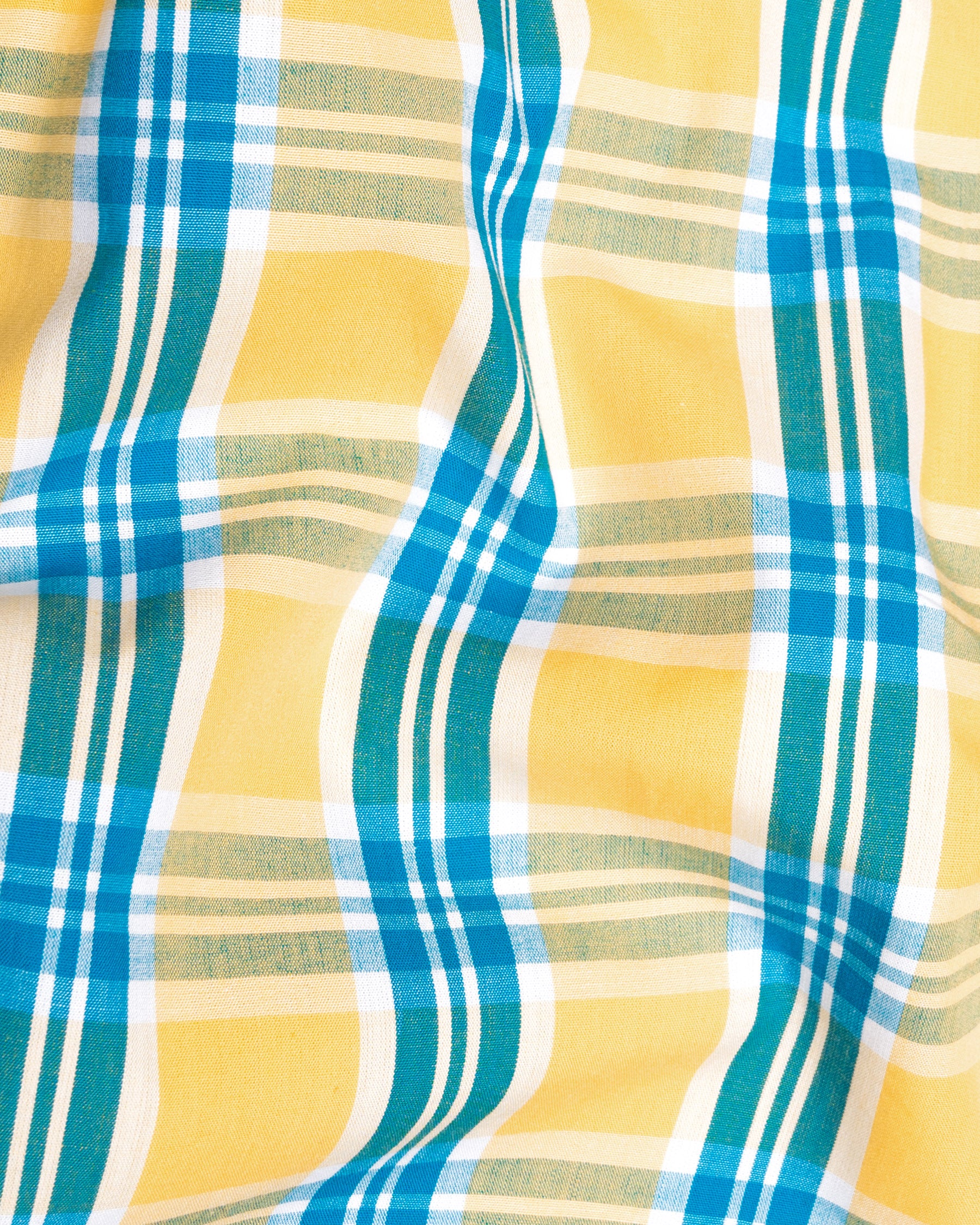 Kournikova Yellow Multicolor Plaid Premium Cotton Shirt 4882-YL-38, 4882-YL-H-38, 4882-YL-39, 4882-YL-40, 4882-YL-H-40, 4882-YL-42, 4882-YL-H-42, 4882-YL-44, 4882-YL-H-46, 4882-YL-48, 4882-YL-H-48, 4882-YL-50, 4882-YL-52, 4882-YL-H-39, 4882-YL-H-44, 4882-YL-46, 4882-YL-H-50, 4882-YL-H-52