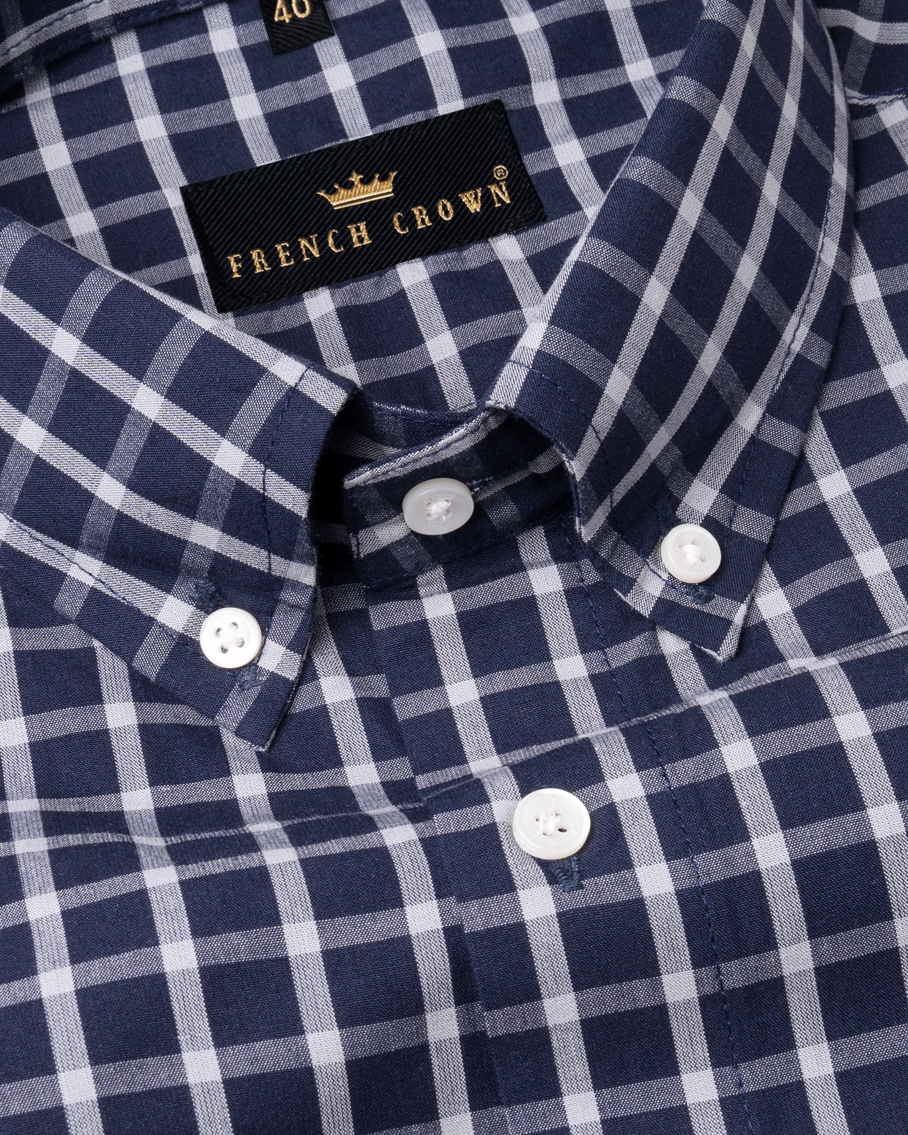 Martinique Blue with Mercury Grey Checkered Premium Cotton Shirt 4888-BD-38, 4888-BD-H-38, 4888-BD-39, 4888-BD-H-39, 4888-BD-40, 4888-BD-H-40, 4888-BD-42, 4888-BD-H-42, 4888-BD-44, 4888-BD-H-44, 4888-BD-46, 4888-BD-H-46, 4888-BD-48, 4888-BD-H-48, 4888-BD-50, 4888-BD-H-50, 4888-BD-52, 4888-BD-H-52