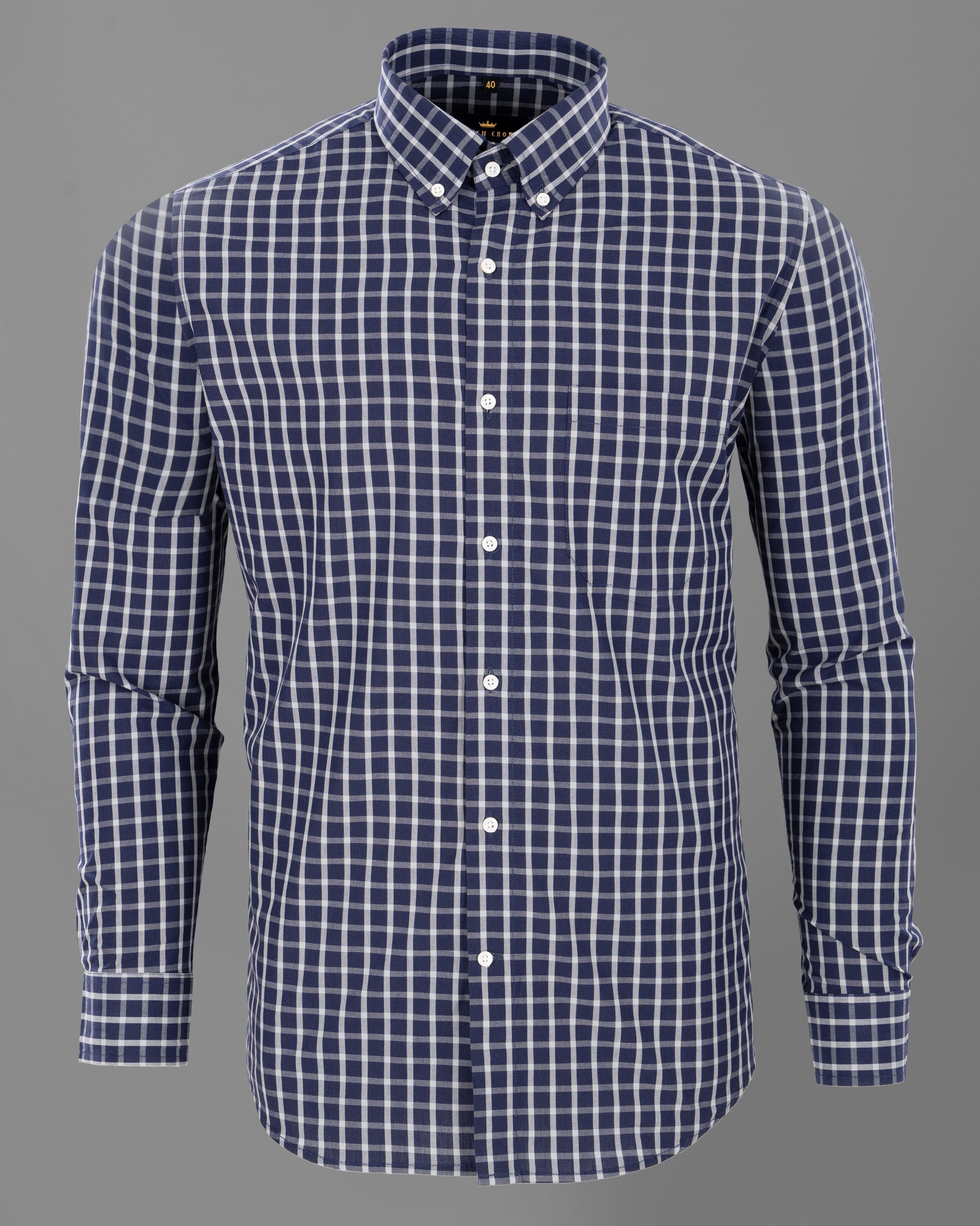 Martinique Blue with Mercury Grey Checkered Premium Cotton Shirt 4888-BD-38, 4888-BD-H-38, 4888-BD-39, 4888-BD-H-39, 4888-BD-40, 4888-BD-H-40, 4888-BD-42, 4888-BD-H-42, 4888-BD-44, 4888-BD-H-44, 4888-BD-46, 4888-BD-H-46, 4888-BD-48, 4888-BD-H-48, 4888-BD-50, 4888-BD-H-50, 4888-BD-52, 4888-BD-H-52