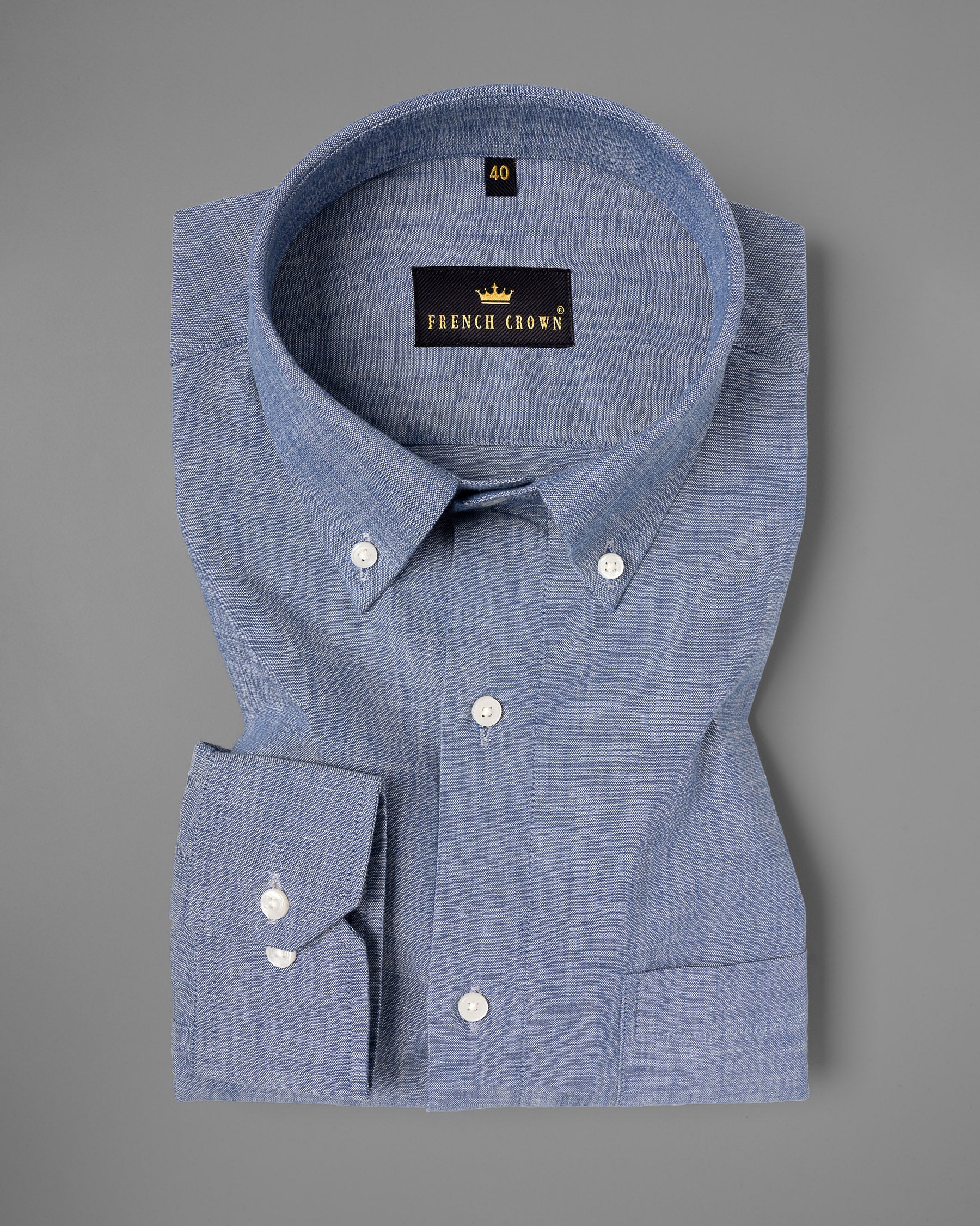 Denim Blue Royal Oxford Shirt