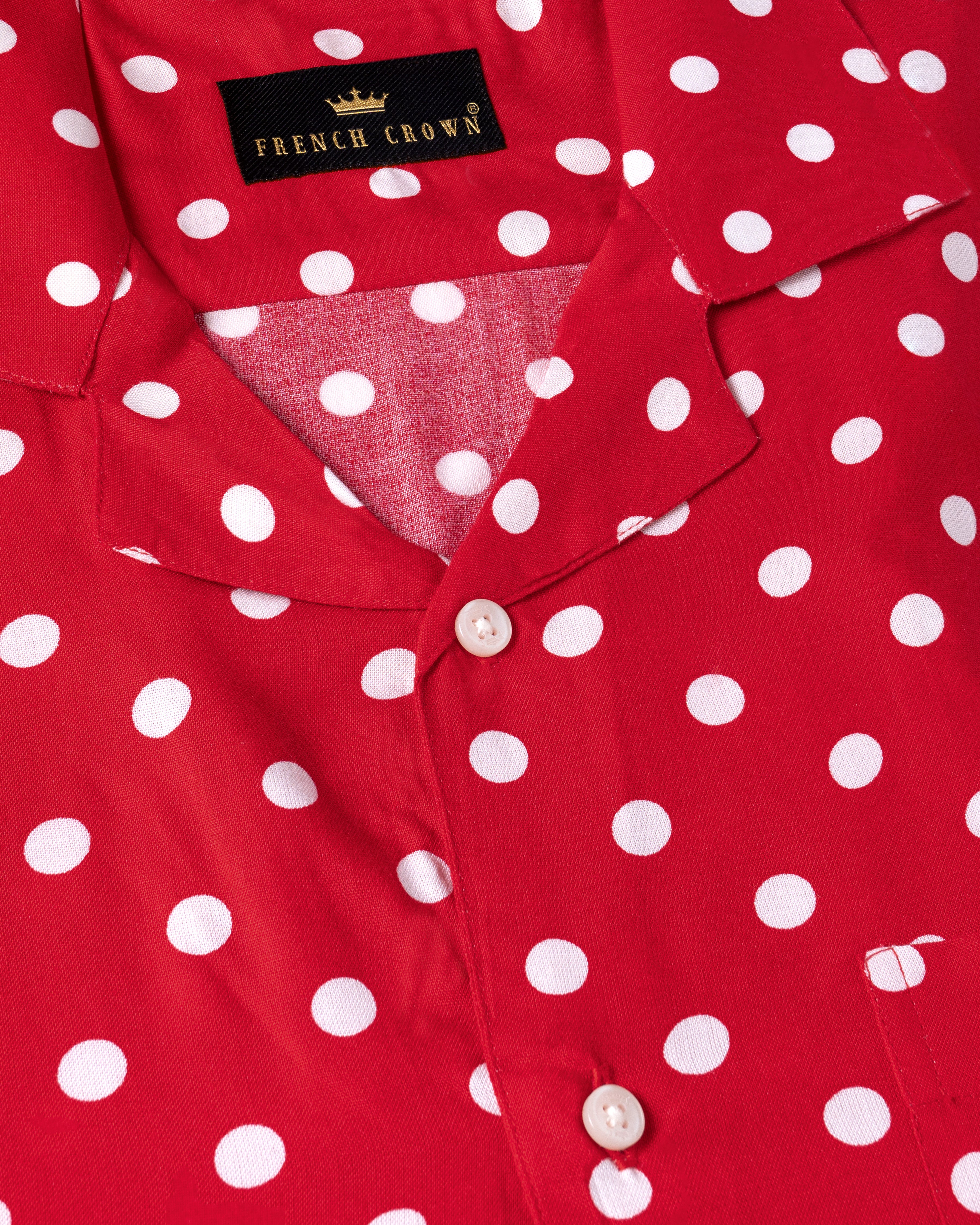 cardinal Red polka dotted Premium Tencel shirt 5012-CC-38,5012-CC-38,5012-CC-39,5012-CC-39,5012-CC-40,5012-CC-40,5012-CC-42,5012-CC-42,5012-CC-44,5012-CC-44,5012-CC-46,5012-CC-46,5012-CC-48,5012-CC-48,5012-CC-50,5012-CC-50,5012-CC-52,5012-CC-52