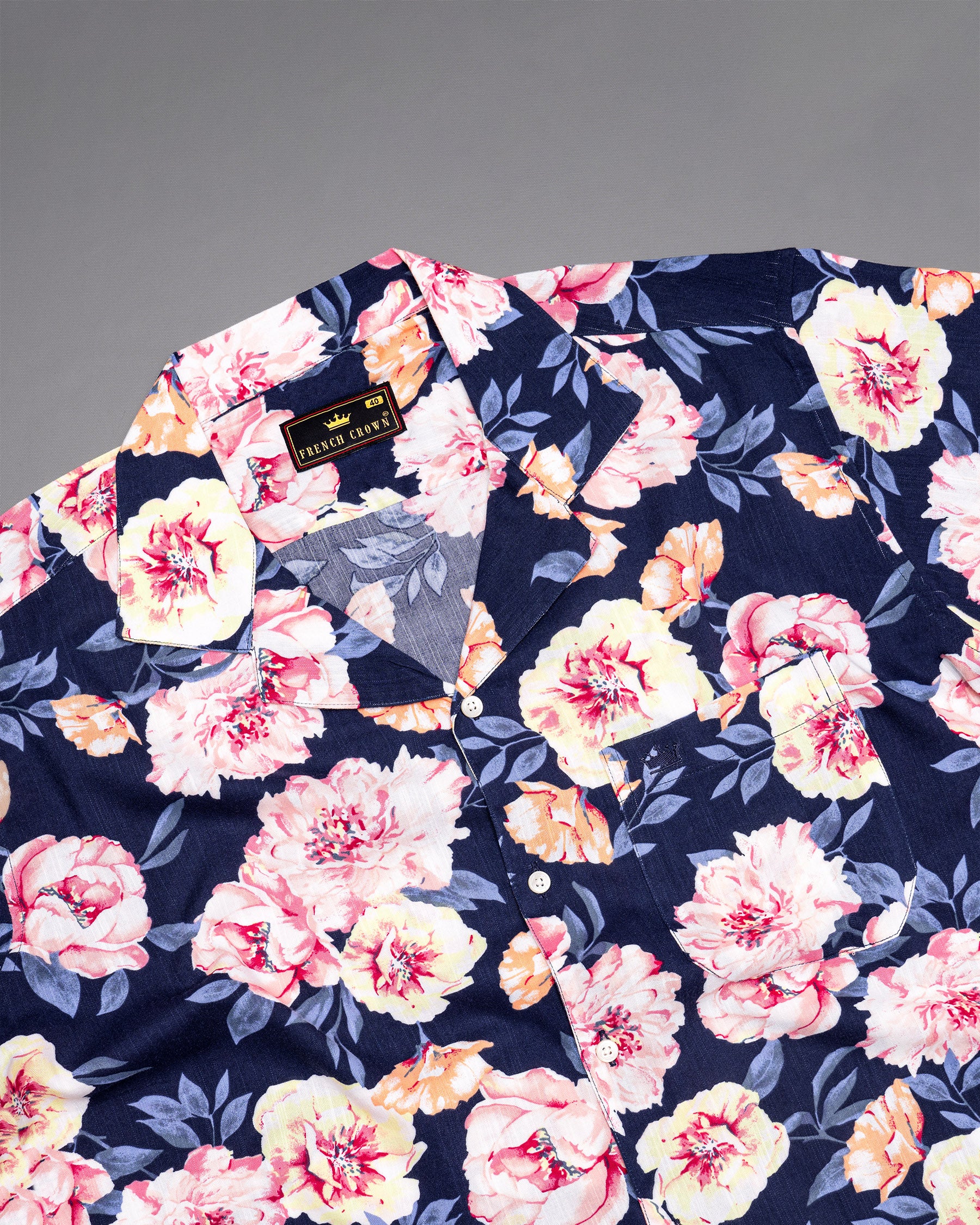 Rhino Blue Multicolor Flowers Printed lightweight Premium Tencel Shirt 5034-CC-38, 5034-CC-H-38, 5034-CC-39, 5034-CC-H-39, 5034-CC-40, 5034-CC-H-40, 5034-CC-42, 5034-CC-H-42, 5034-CC-44, 5034-CC-H-44, 5034-CC-46, 5034-CC-H-46, 5034-CC-48, 5034-CC-H-48, 5034-CC-50, 5034-CC-H-50, 5034-CC-52, 5034-CC-H-52