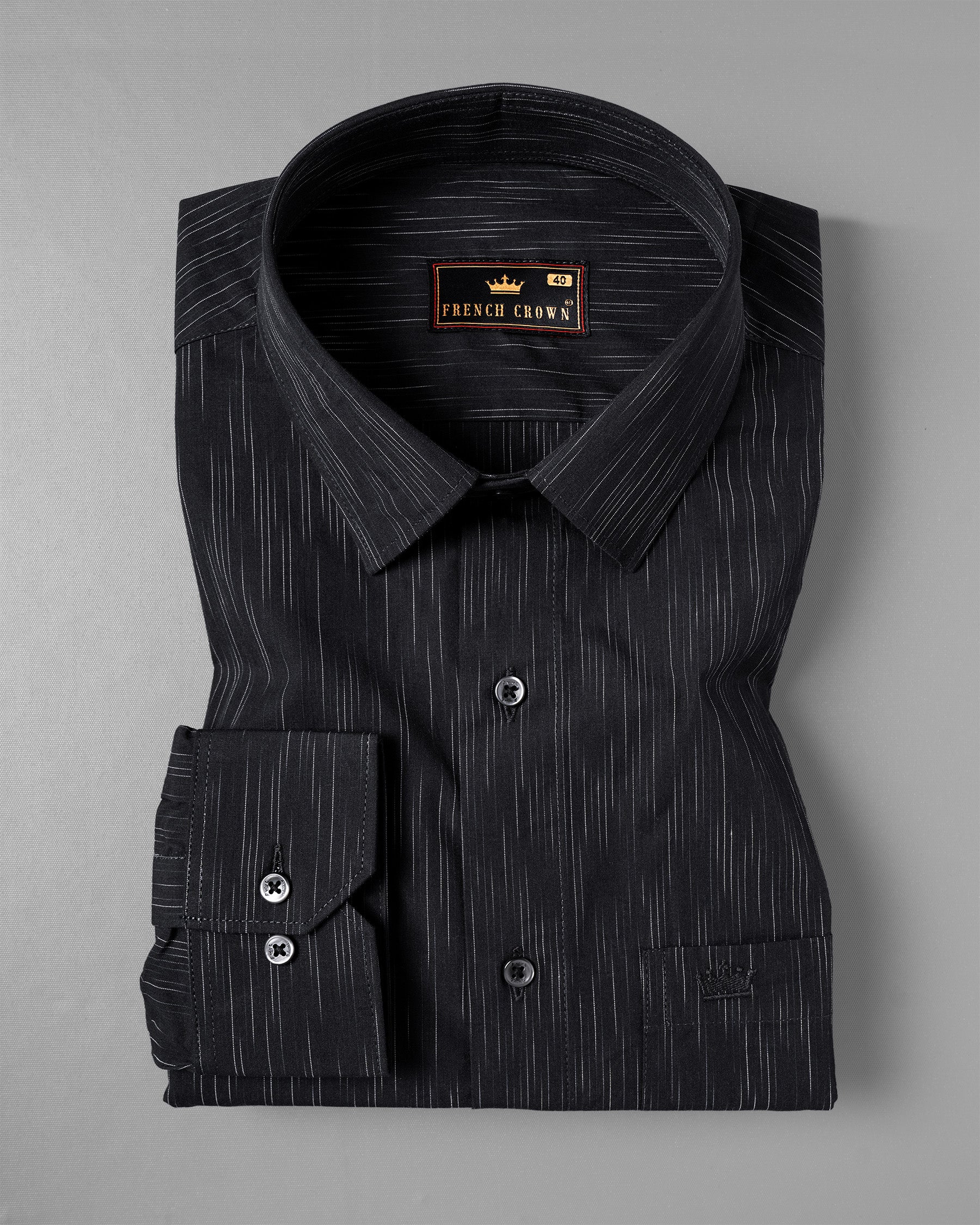 Jade Black with white patterned Premium Cotton Shirt 5036-BLK-38, 5036-BLK-H-38, 5036-BLK-39, 5036-BLK-H-39, 5036-BLK-40, 5036-BLK-H-40, 5036-BLK-42, 5036-BLK-H-42, 5036-BLK-44, 5036-BLK-H-44, 5036-BLK-46, 5036-BLK-H-46, 5036-BLK-48, 5036-BLK-H-48, 5036-BLK-50, 5036-BLK-H-50, 5036-BLK-52, 5036-BLK-H-52