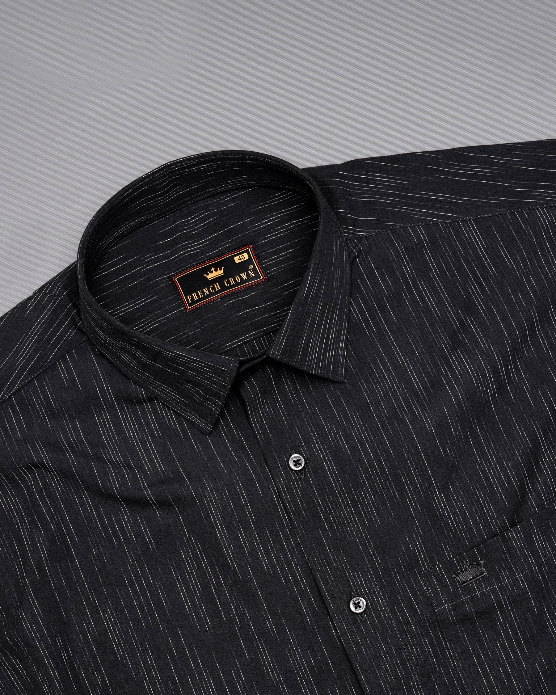 Jade Black with white patterned Premium Cotton Shirt 5036-BLK-38, 5036-BLK-H-38, 5036-BLK-39, 5036-BLK-H-39, 5036-BLK-40, 5036-BLK-H-40, 5036-BLK-42, 5036-BLK-H-42, 5036-BLK-44, 5036-BLK-H-44, 5036-BLK-46, 5036-BLK-H-46, 5036-BLK-48, 5036-BLK-H-48, 5036-BLK-50, 5036-BLK-H-50, 5036-BLK-52, 5036-BLK-H-52