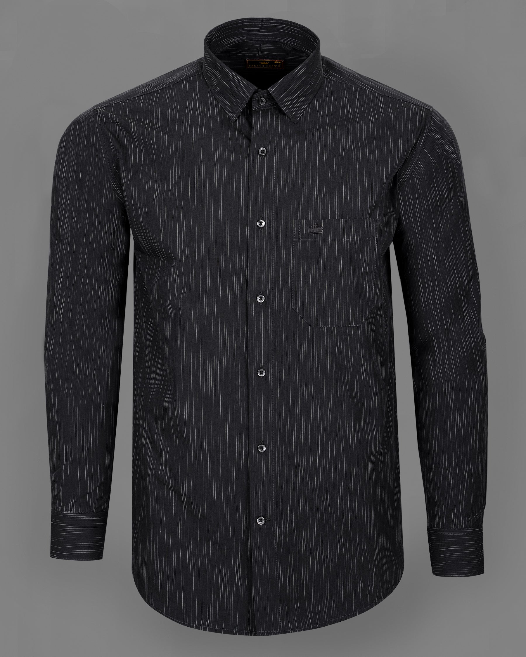 Jade Black with white patterned Premium Cotton Shirt 5036-BLK-38, 5036-BLK-H-38, 5036-BLK-39, 5036-BLK-H-39, 5036-BLK-40, 5036-BLK-H-40, 5036-BLK-42, 5036-BLK-H-42, 5036-BLK-44, 5036-BLK-H-44, 5036-BLK-46, 5036-BLK-H-46, 5036-BLK-48, 5036-BLK-H-48, 5036-BLK-50, 5036-BLK-H-50, 5036-BLK-52, 5036-BLK-H-52