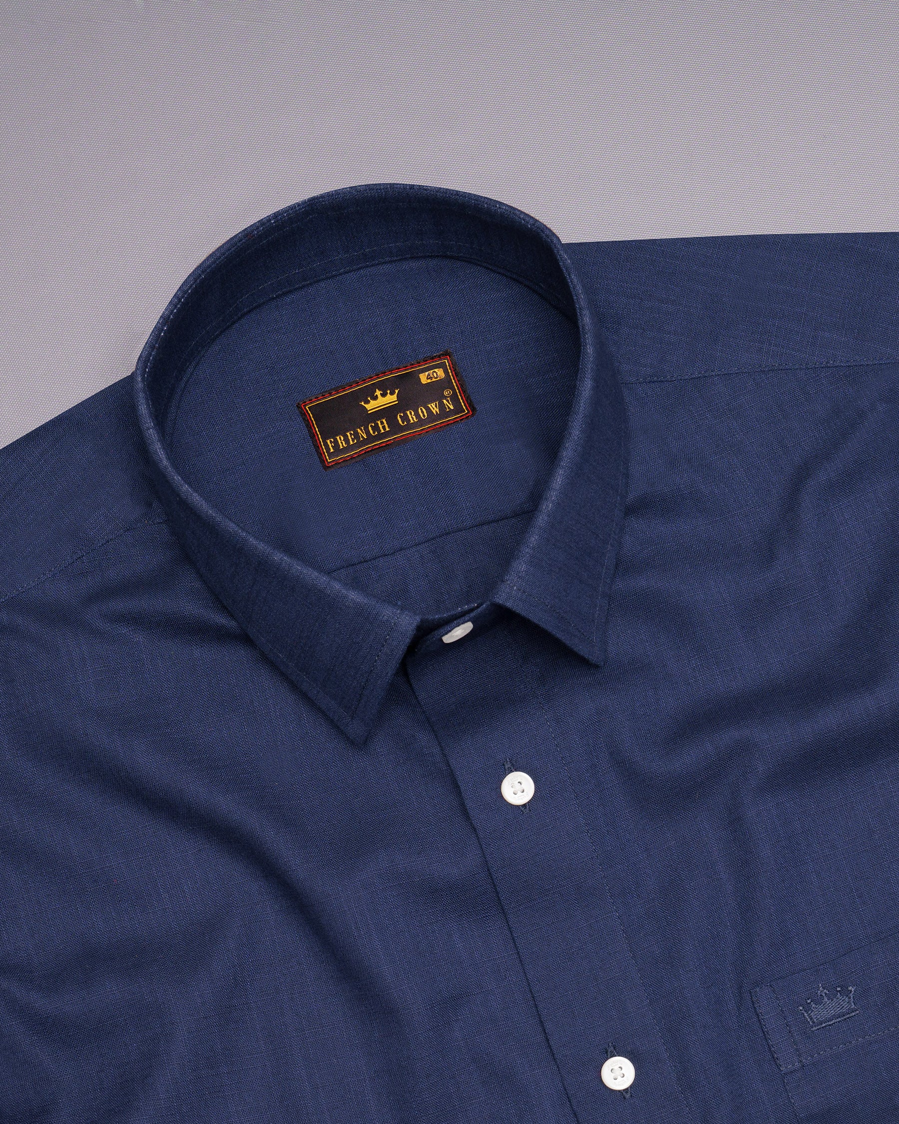 Cloud Burst Blue Luxurious Linen Shirt 5050-38, 5050-H-38, 5050-39, 5050-H-39, 5050-40, 5050-H-40, 5050-42, 5050-H-42, 5050-44, 5050-H-44, 5050-46, 5050-H-46, 5050-48, 5050-H-48, 5050-50, 5050-H-50, 5050-52, 5050-H-52
