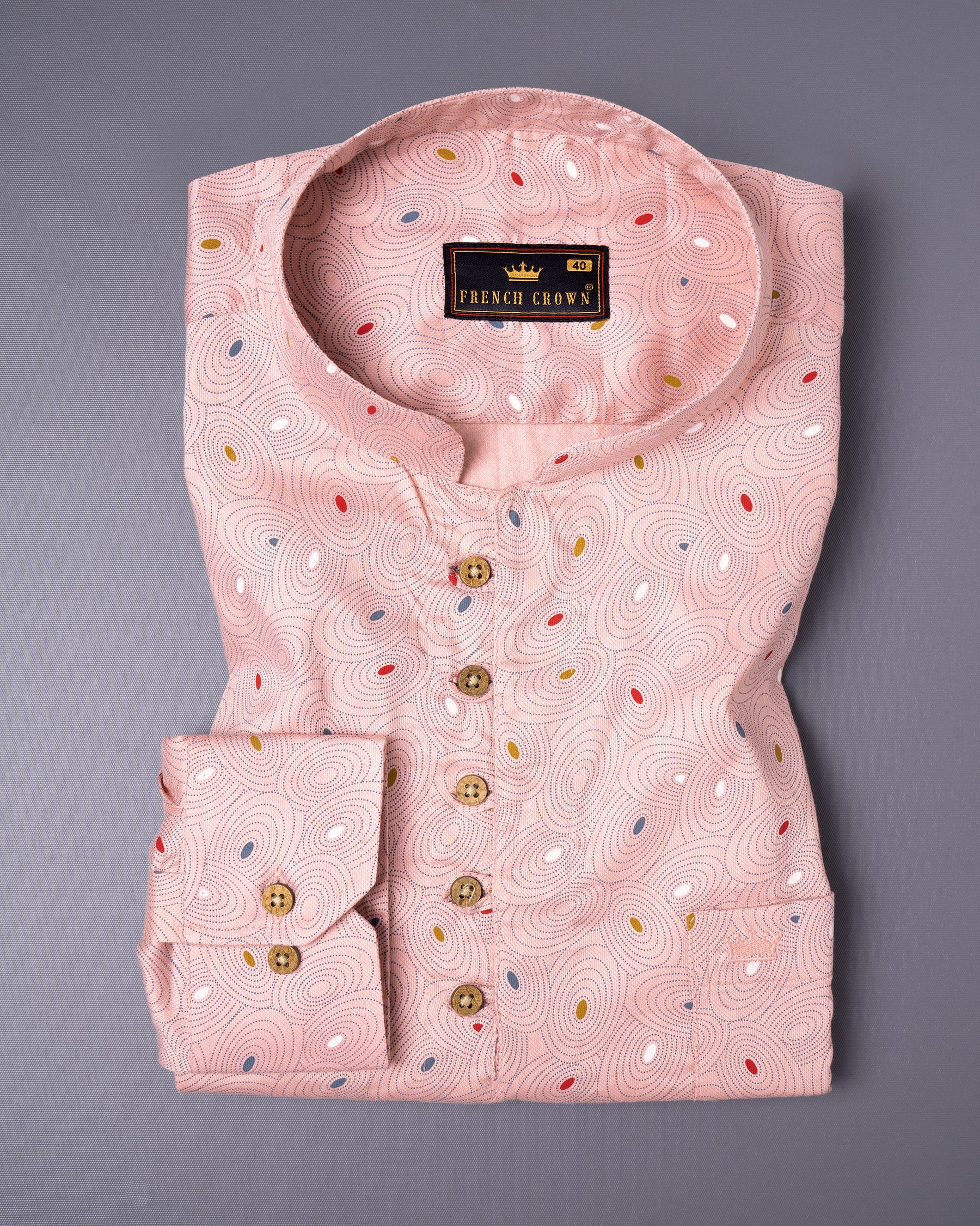 Coral Candy Pink Printed Dobby Textured Premium Giza Cotton Kurta Shirt 5060-KS-38, 5060-KS-H-38, 5060-KS-39, 5060-KS-H-39, 5060-KS-40, 5060-KS-H-40, 5060-KS-42, 5060-KS-H-42, 5060-KS-44, 5060-KS-H-44, 5060-KS-46, 5060-KS-H-46, 5060-KS-48, 5060-KS-H-48, 5060-KS-50, 5060-KS-H-50, 5060-KS-52, 5060-KS-H-52