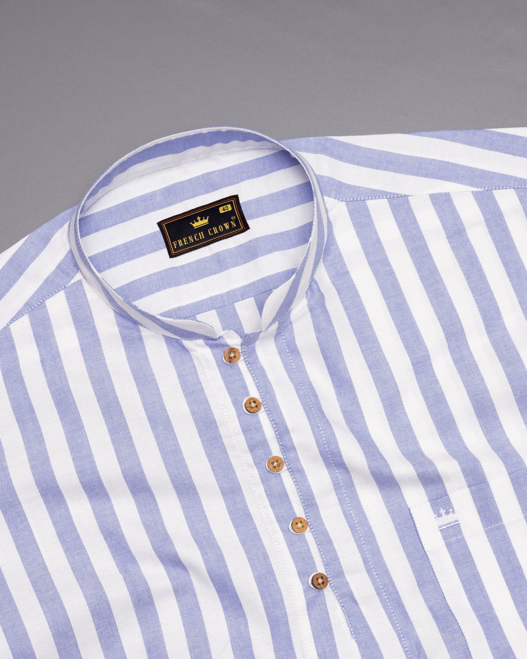 Ship Cove Blue Striped Oxford Kurta Shirt 5061-KS-38, 5061-KS-H-38, 5061-KS-39, 5061-KS-H-39, 5061-KS-40, 5061-KS-H-40, 5061-KS-42, 5061-KS-H-42, 5061-KS-44, 5061-KS-H-44, 5061-KS-46, 5061-KS-H-46, 5061-KS-48, 5061-KS-H-48, 5061-KS-50, 5061-KS-H-50, 5061-KS-52, 5061-KS-H-52