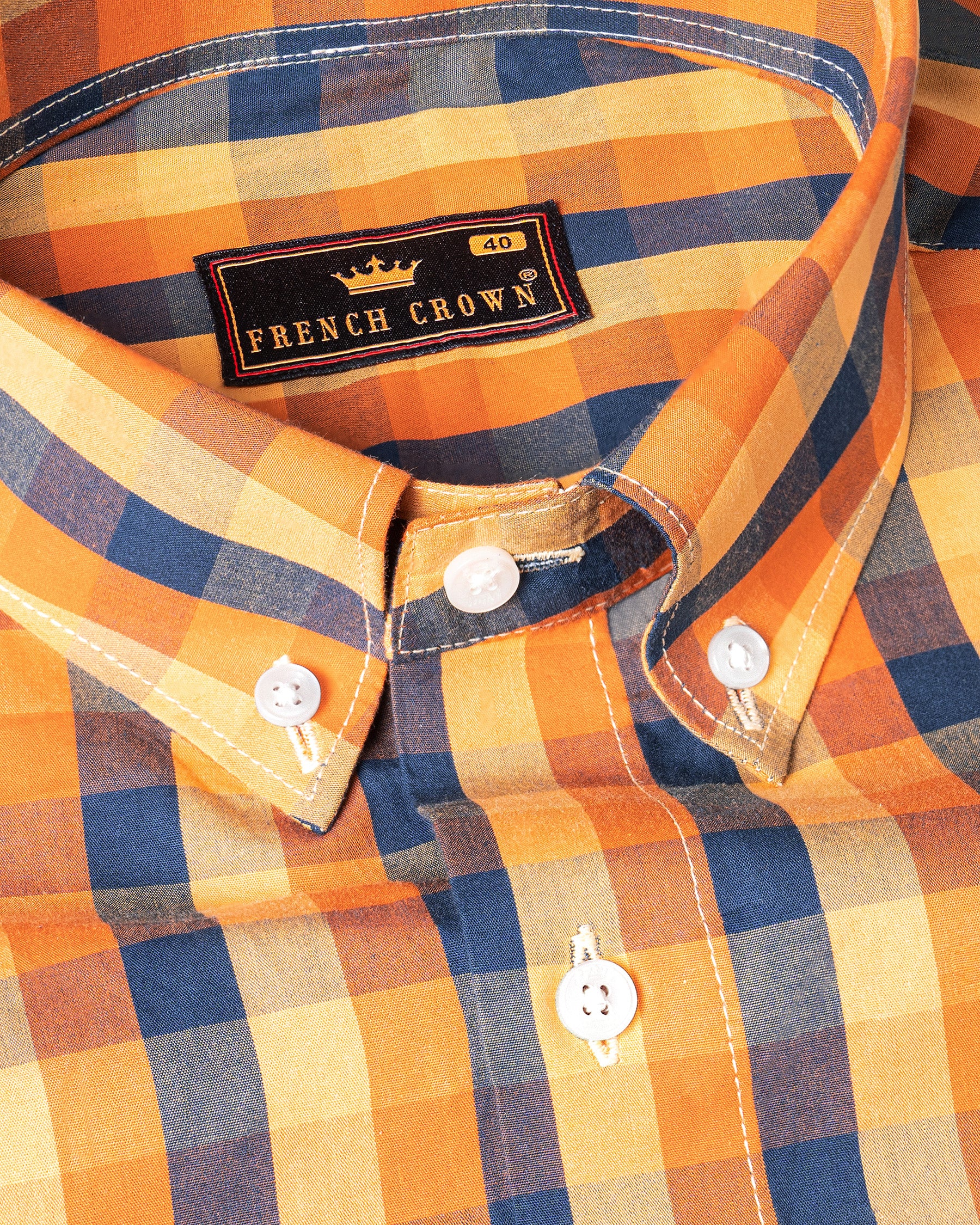 Tan Hide with Salomie and Blumine checked Premium Cotton Shirt 5089-BD-38, 5089-BD-H-38, 5089-BD-39, 5089-BD-H-39, 5089-BD-40, 5089-BD-H-40, 5089-BD-42, 5089-BD-H-42, 5089-BD-44, 5089-BD-H-44, 5089-BD-46, 5089-BD-H-46, 5089-BD-48, 5089-BD-H-48, 5089-BD-50, 5089-BD-H-50, 5089-BD-52, 5089-BD-H-52