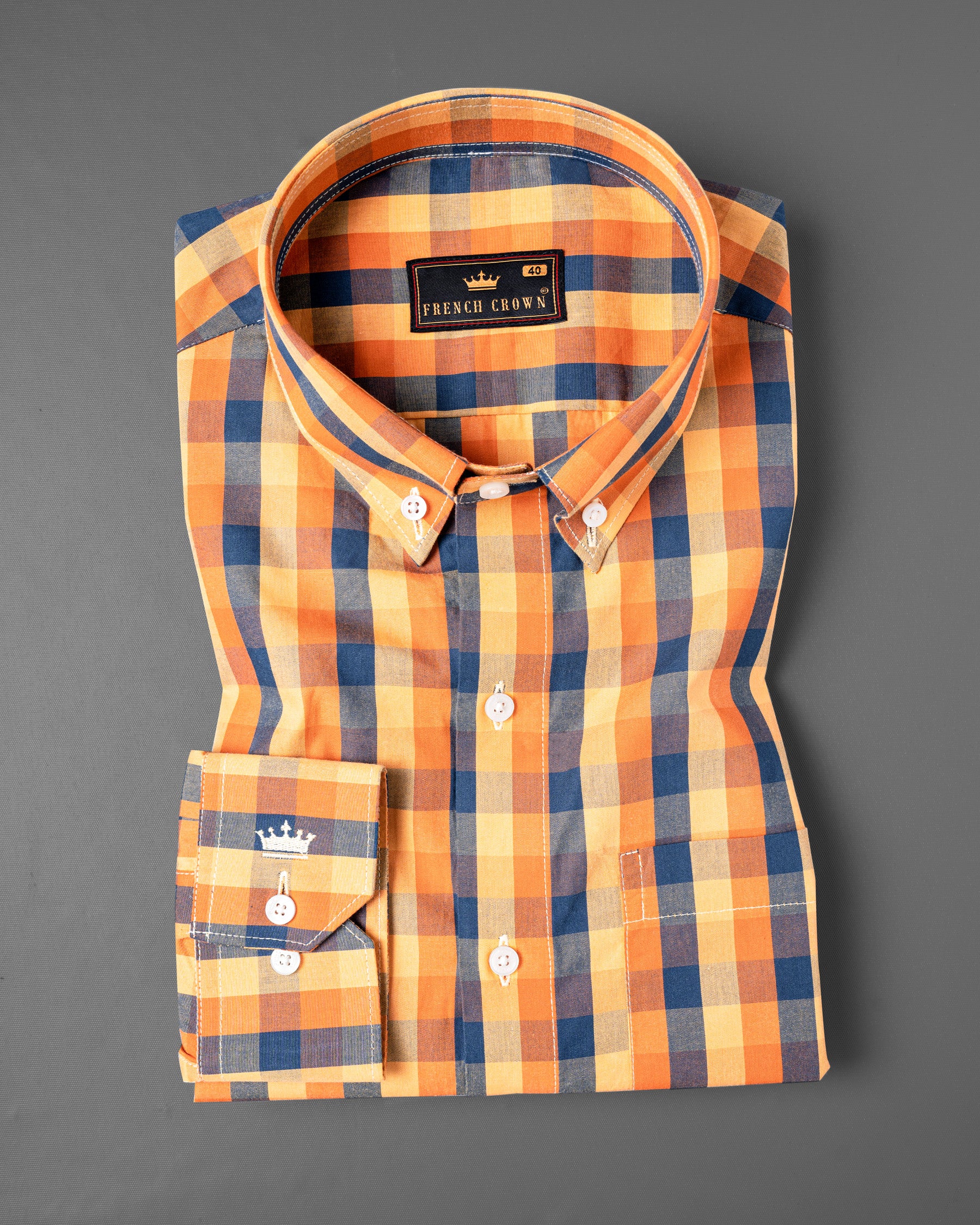 Tan Hide with Salomie and Blumine checked Premium Cotton Shirt 5089-BD-38, 5089-BD-H-38, 5089-BD-39, 5089-BD-H-39, 5089-BD-40, 5089-BD-H-40, 5089-BD-42, 5089-BD-H-42, 5089-BD-44, 5089-BD-H-44, 5089-BD-46, 5089-BD-H-46, 5089-BD-48, 5089-BD-H-48, 5089-BD-50, 5089-BD-H-50, 5089-BD-52, 5089-BD-H-52