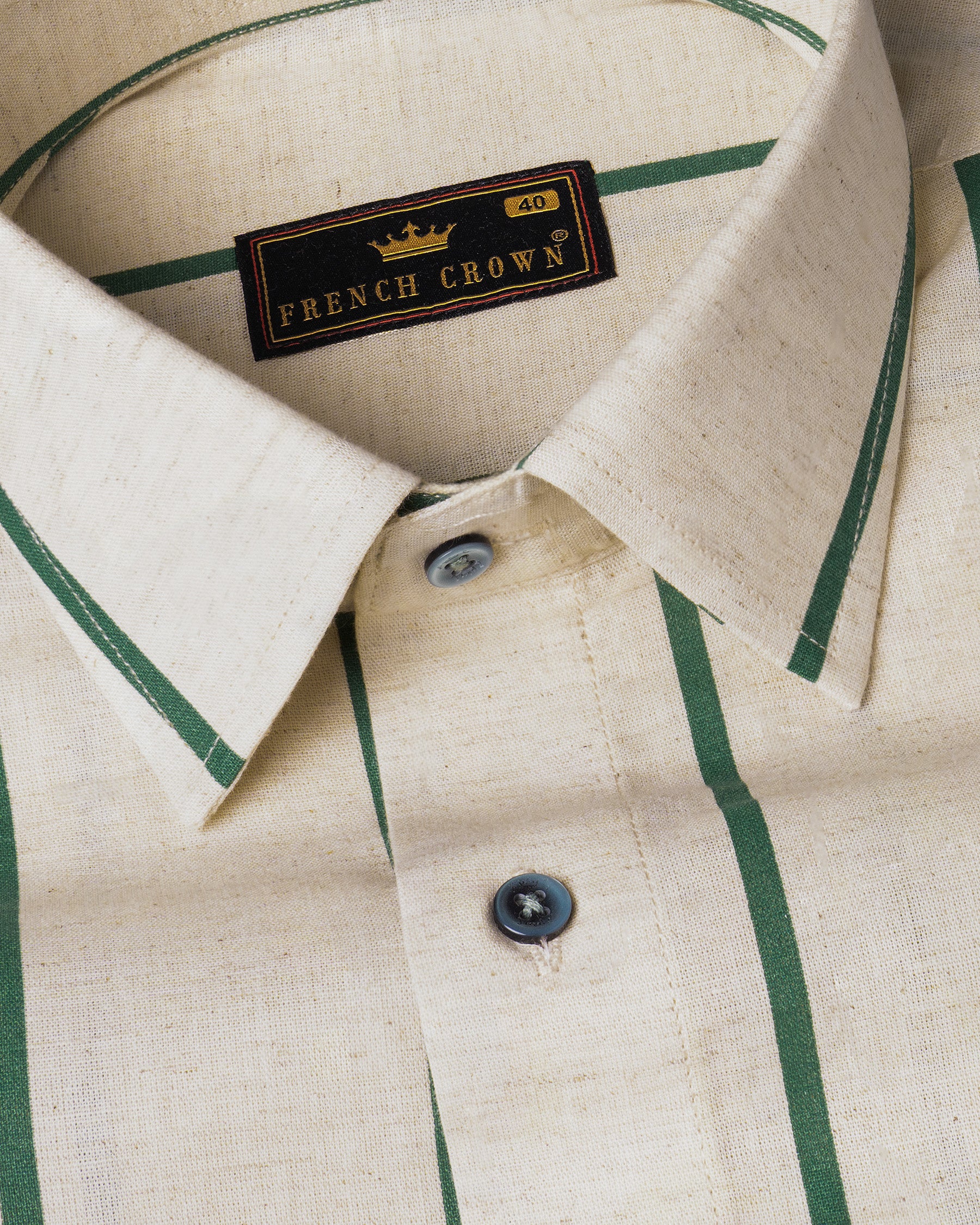 Akaroa with Cactus Green Striped Luxurious Linen Shirt 5121-GR-38, 5121-GR-H-38, 5121-GR-39, 5121-GR-H-39, 5121-GR-40, 5121-GR-H-40, 5121-GR-42, 5121-GR-H-42, 5121-GR-44, 5121-GR-H-44, 5121-GR-46, 5121-GR-H-46, 5121-GR-48, 5121-GR-H-48, 5121-GR-50, 5121-GR-H-50, 5121-GR-52, 5121-GR-H-52