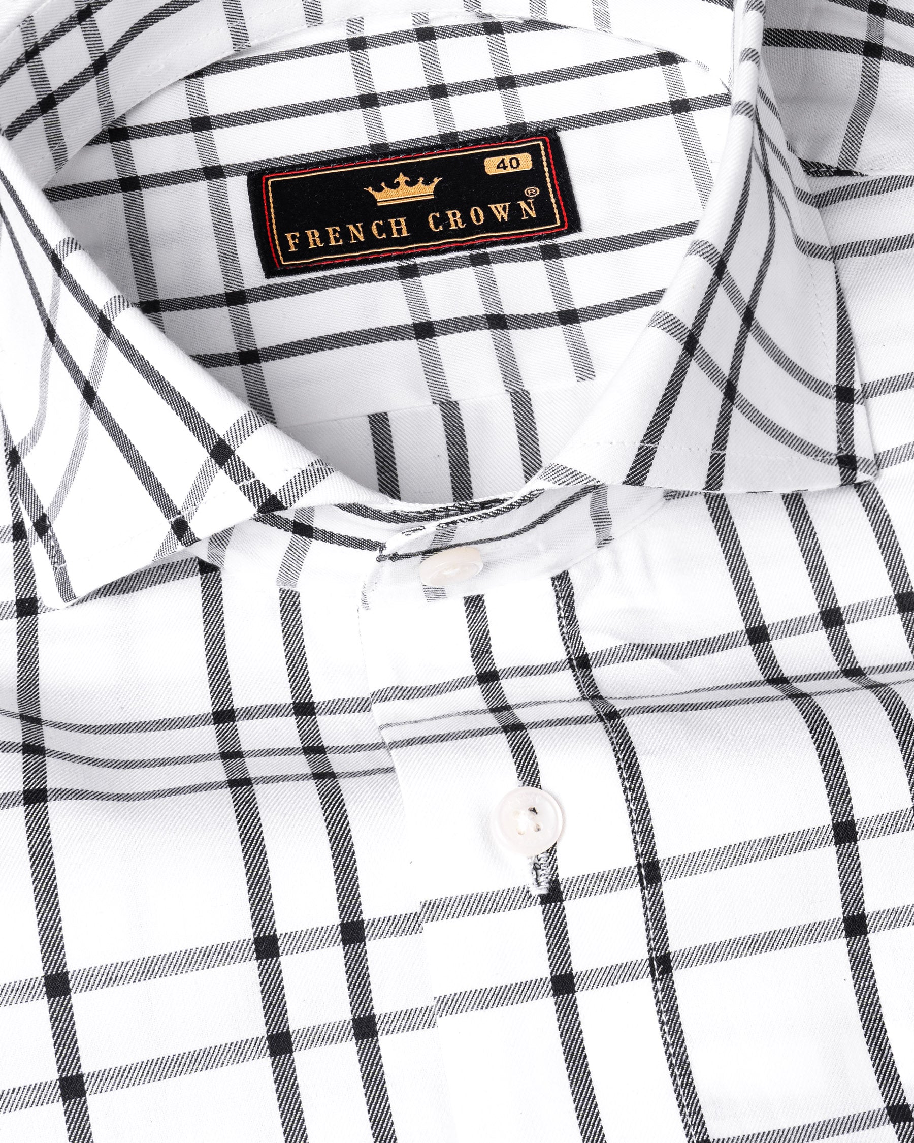 Bright White Plaid Premium cotton Shirt 5127-CA-38, 5127-CA-H-38, 5127-CA-39, 5127-CA-H-39, 5127-CA-40, 5127-CA-H-40, 5127-CA-42, 5127-CA-H-42, 5127-CA-44, 5127-CA-H-44, 5127-CA-46, 5127-CA-H-46, 5127-CA-48, 5127-CA-H-48, 5127-CA-50, 5127-CA-H-50, 5127-CA-52, 5127-CA-H-52