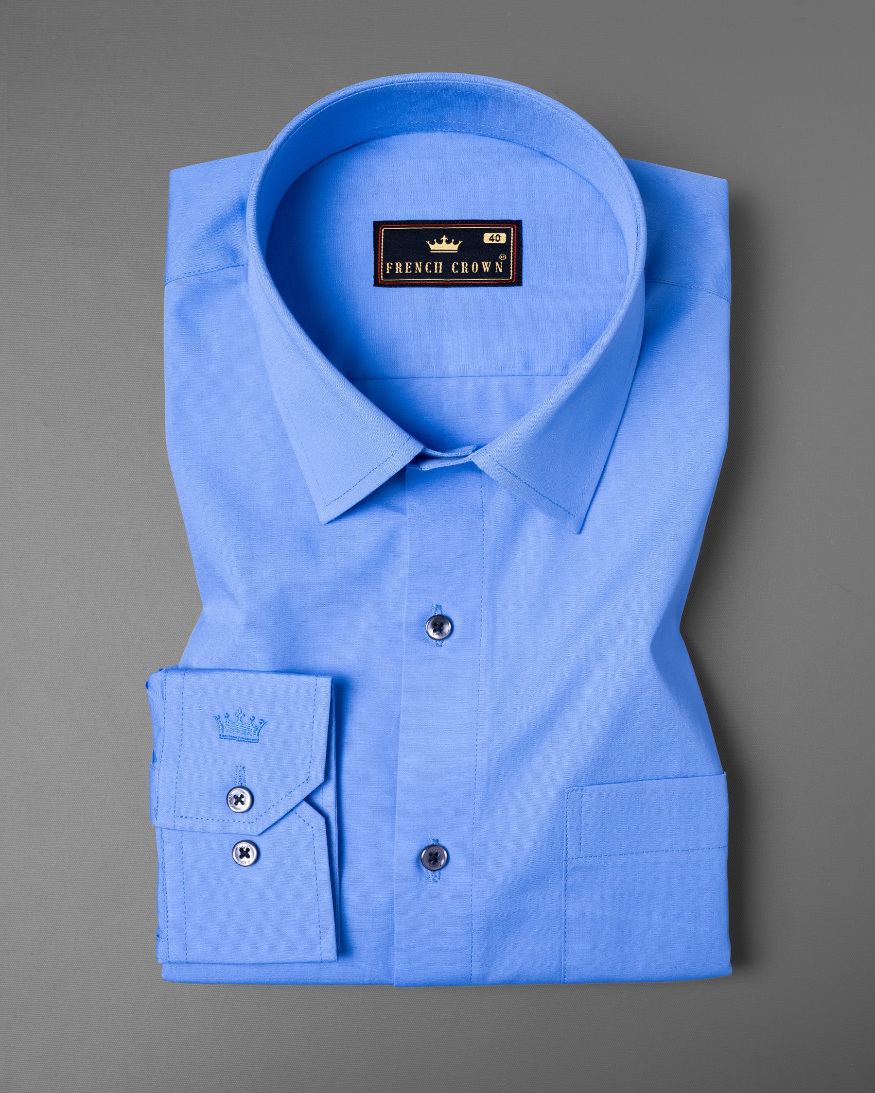 Portage Blue Premium Cotton Shirt 5134-BLK-38, 5134-BLK-H-38, 5134-BLK-39, 5134-BLK-H-39, 5134-BLK-40, 5134-BLK-H-40, 5134-BLK-42, 5134-BLK-H-42, 5134-BLK-44, 5134-BLK-H-44, 5134-BLK-46, 5134-BLK-H-46, 5134-BLK-48, 5134-BLK-H-48, 5134-BLK-50, 5134-BLK-H-50, 5134-BLK-52, 5134-BLK-H-52